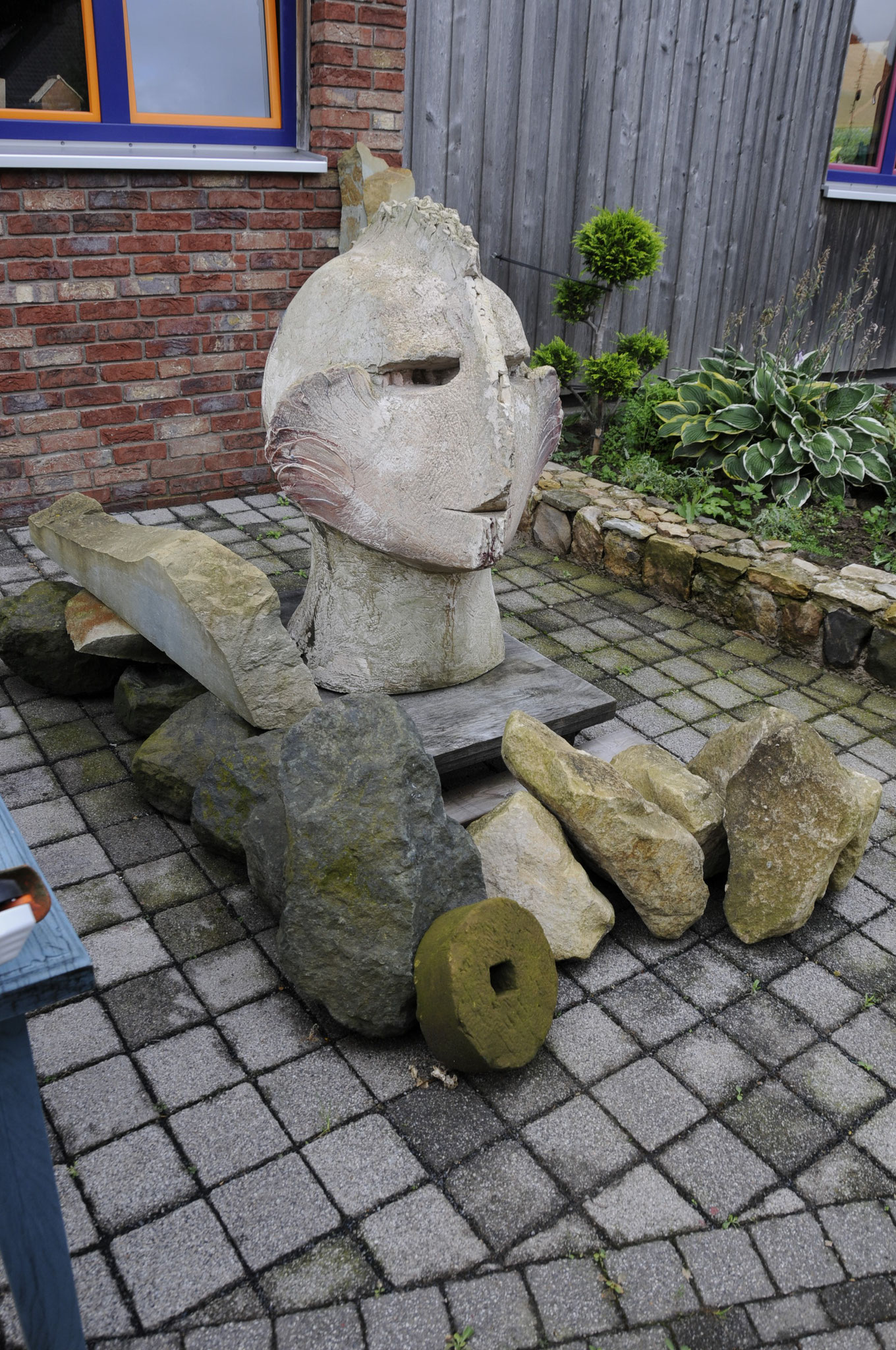 Der neue Kopf für´s Hermannsdenkmal