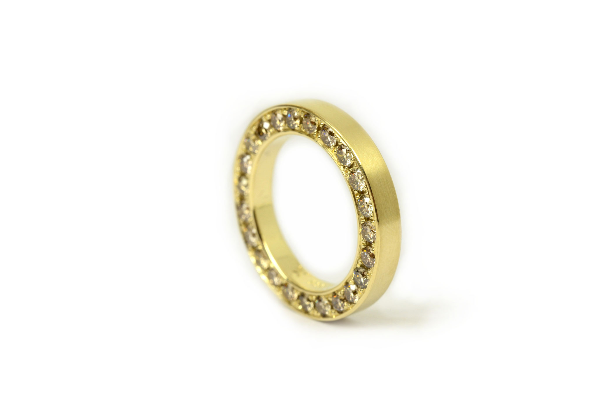 Natur Brillanten. 750/ooo Gold 
