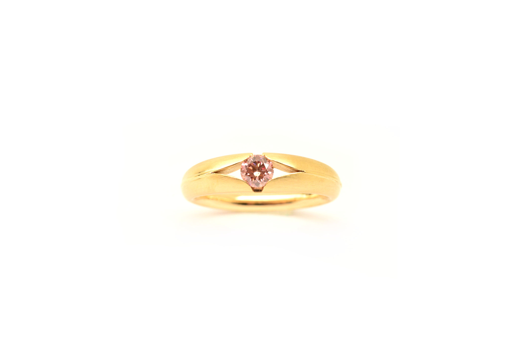 Pinker Brillant. 750/ooo Gold
