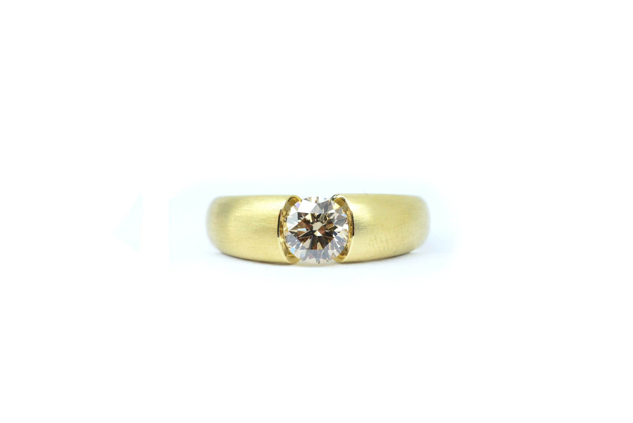Brillant 1,12 ct. 750/ooo Gold. 