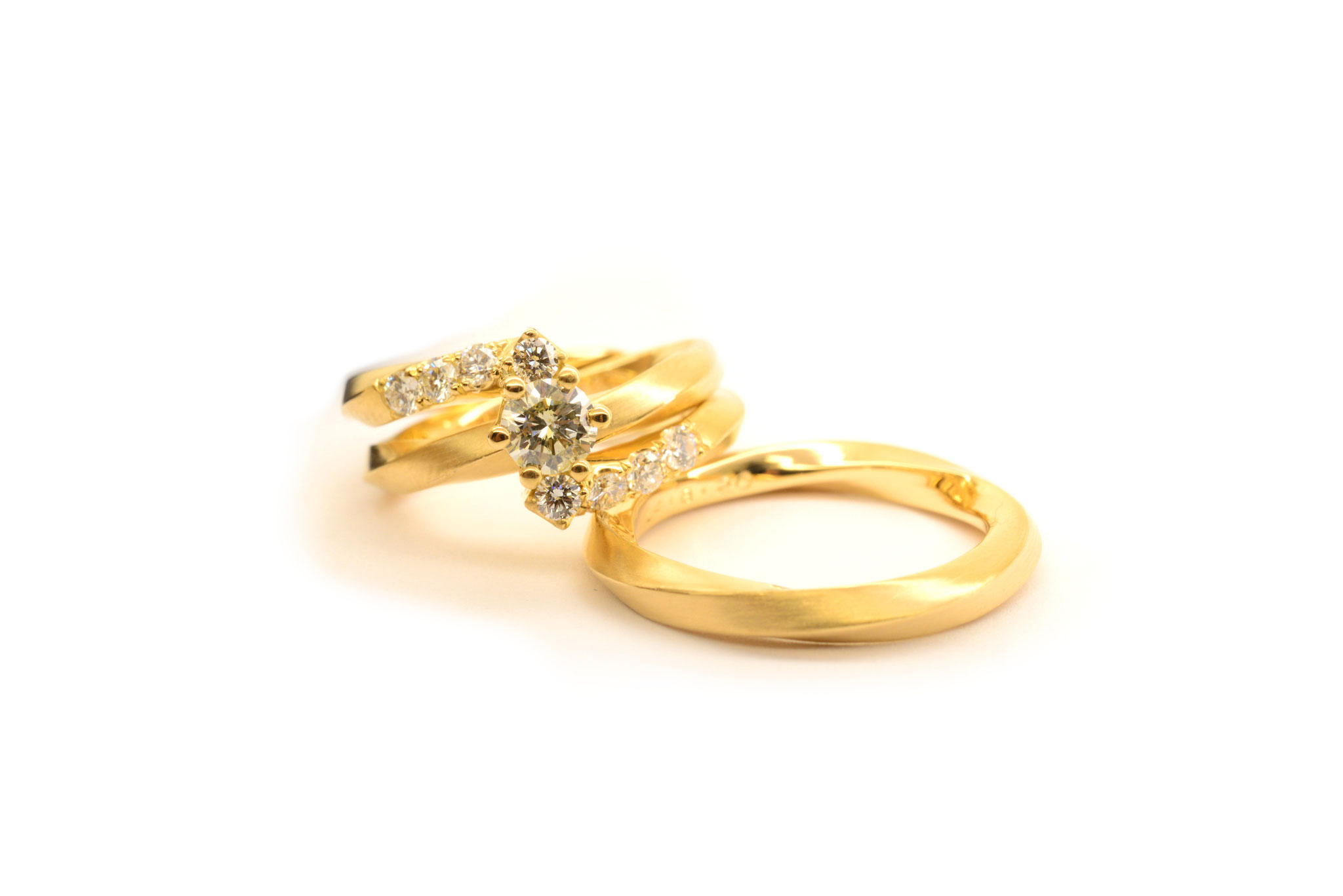 750/ooo GelbGold. Brillanten 