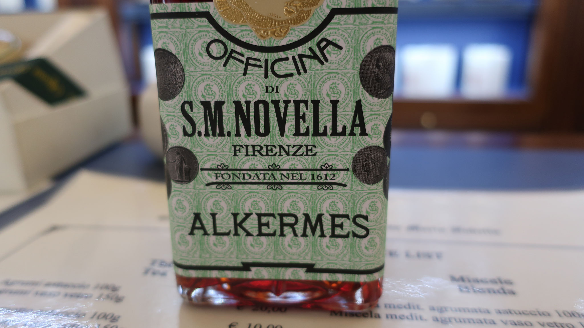 A liqueur "Alkermes"