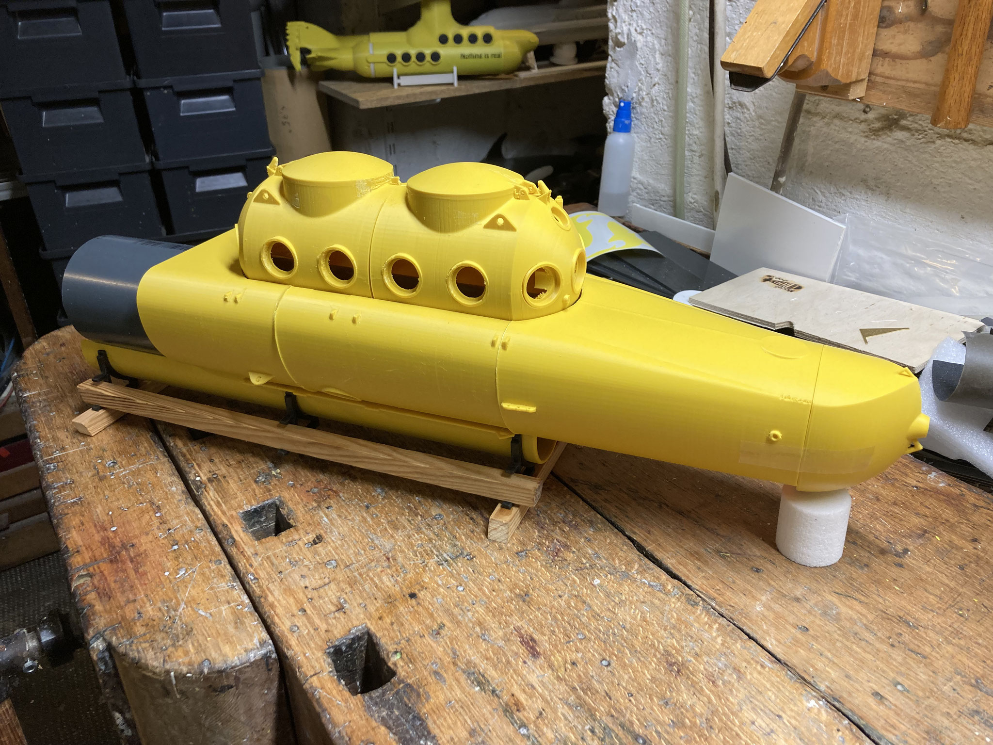 Der Bug ist schon gut. Ist die Ähnlichkeit zu Yellow Submarine Zufall?
