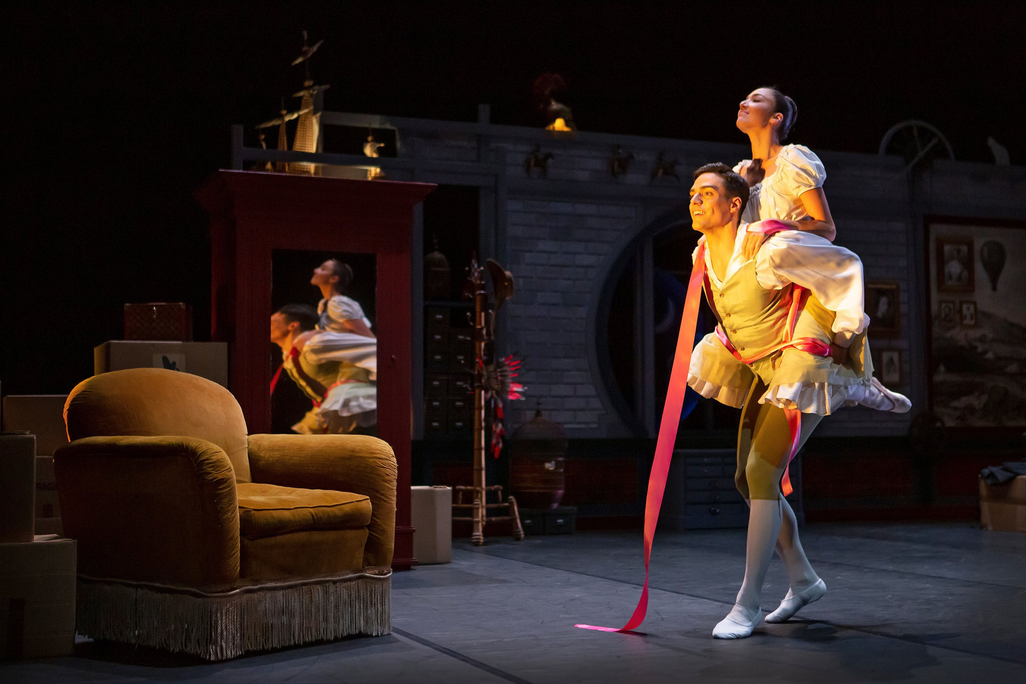 Scénographie pour le Ballet National de Bordeaux, Chorégraphie de Guillaume Debut: Le marchand et l'oubli