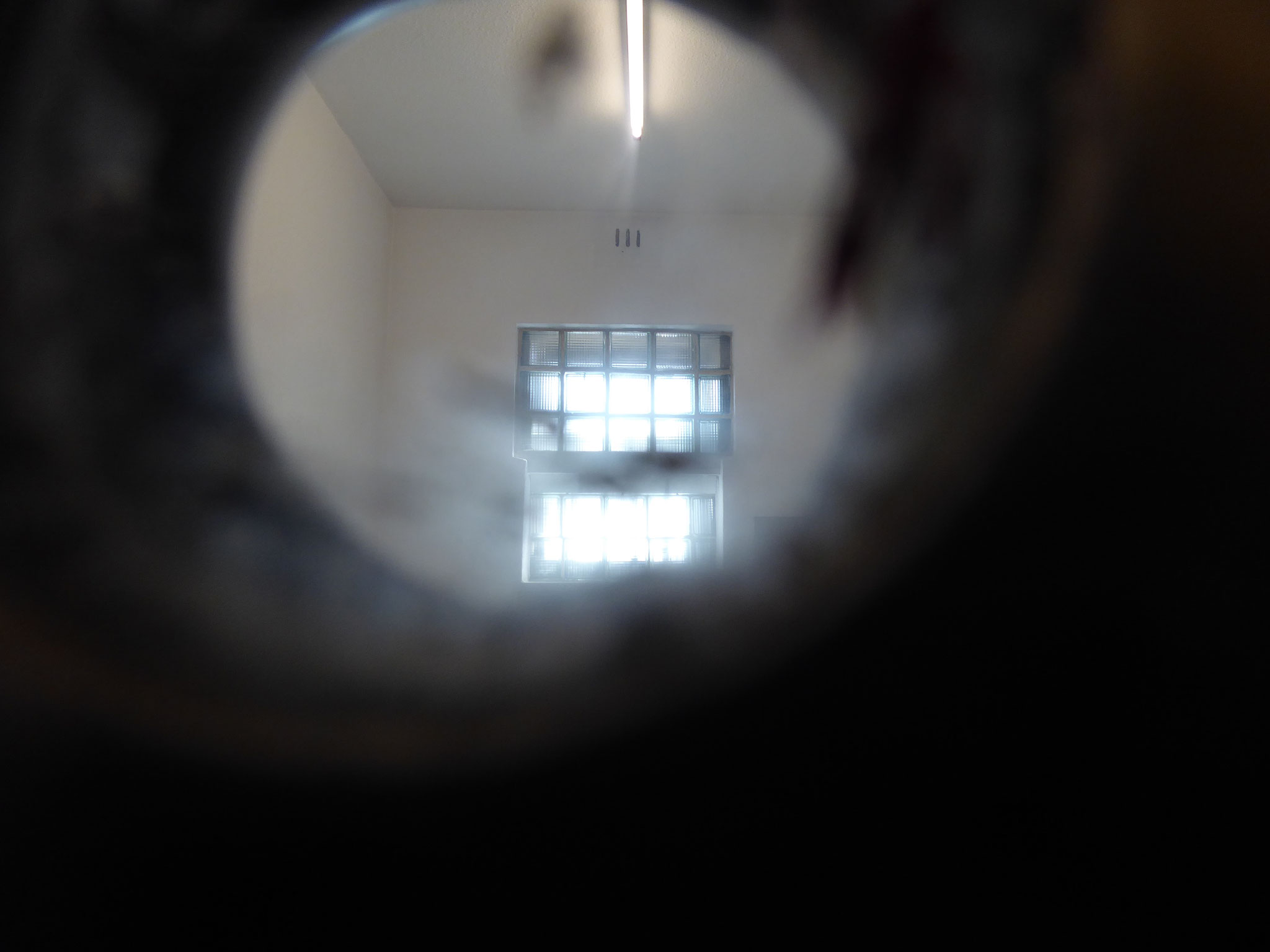 DURCH DEN SPION GEBLICKT