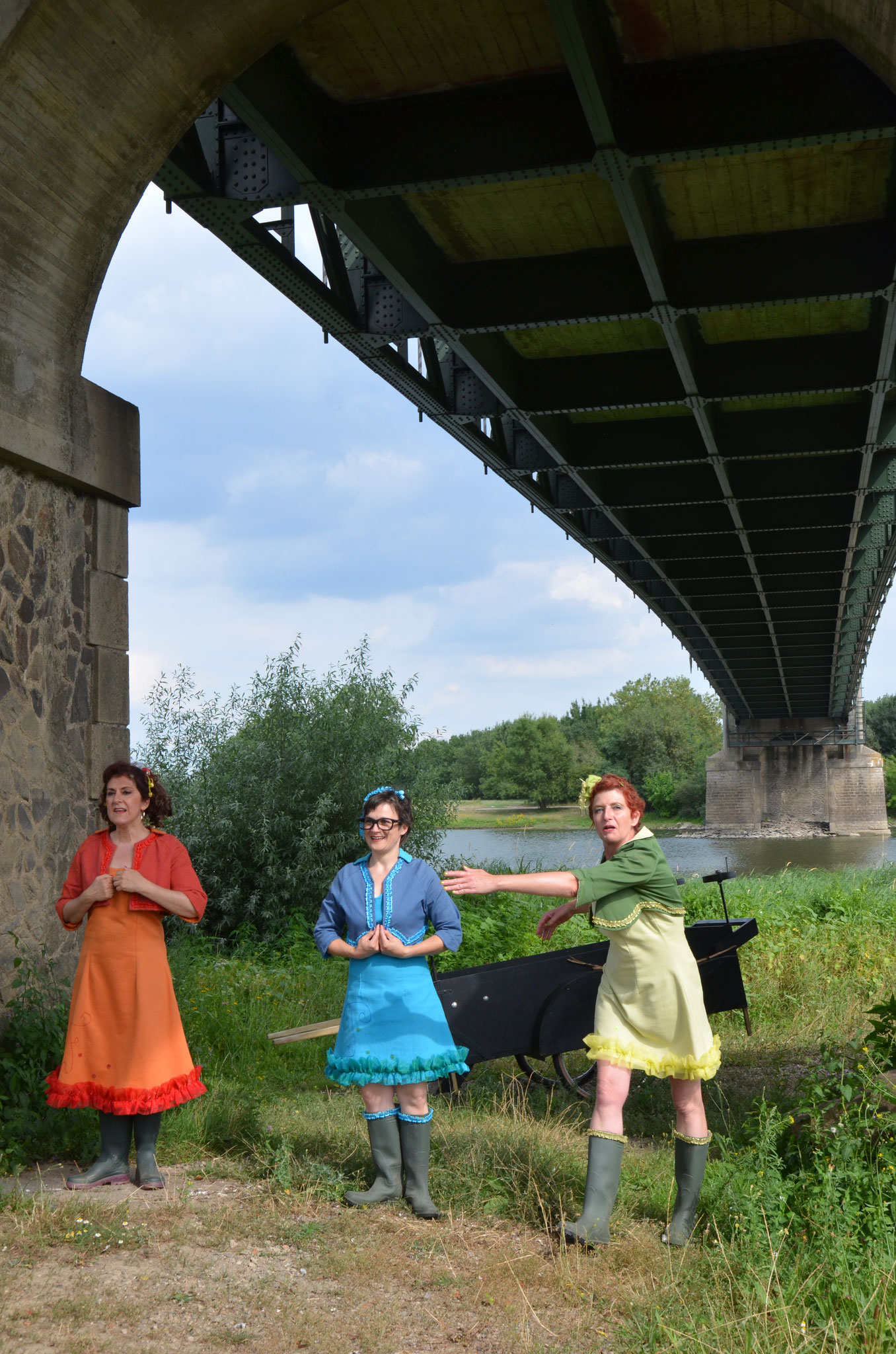 Sous le pont de Bouchemaine 