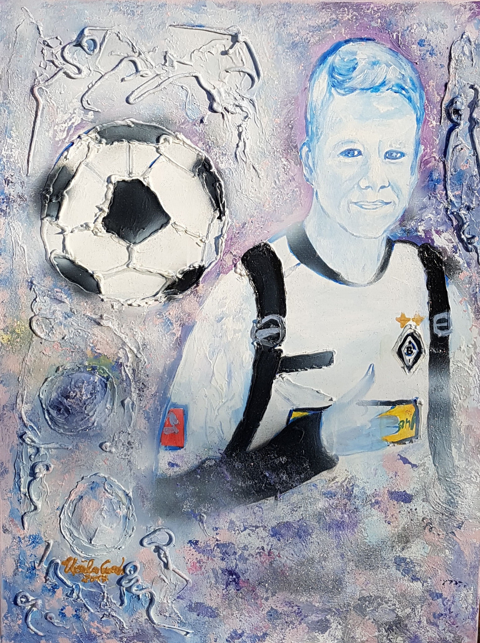 Young generation (privat) (Technik: Mixed Media auf Leinwand 75/115 cm)