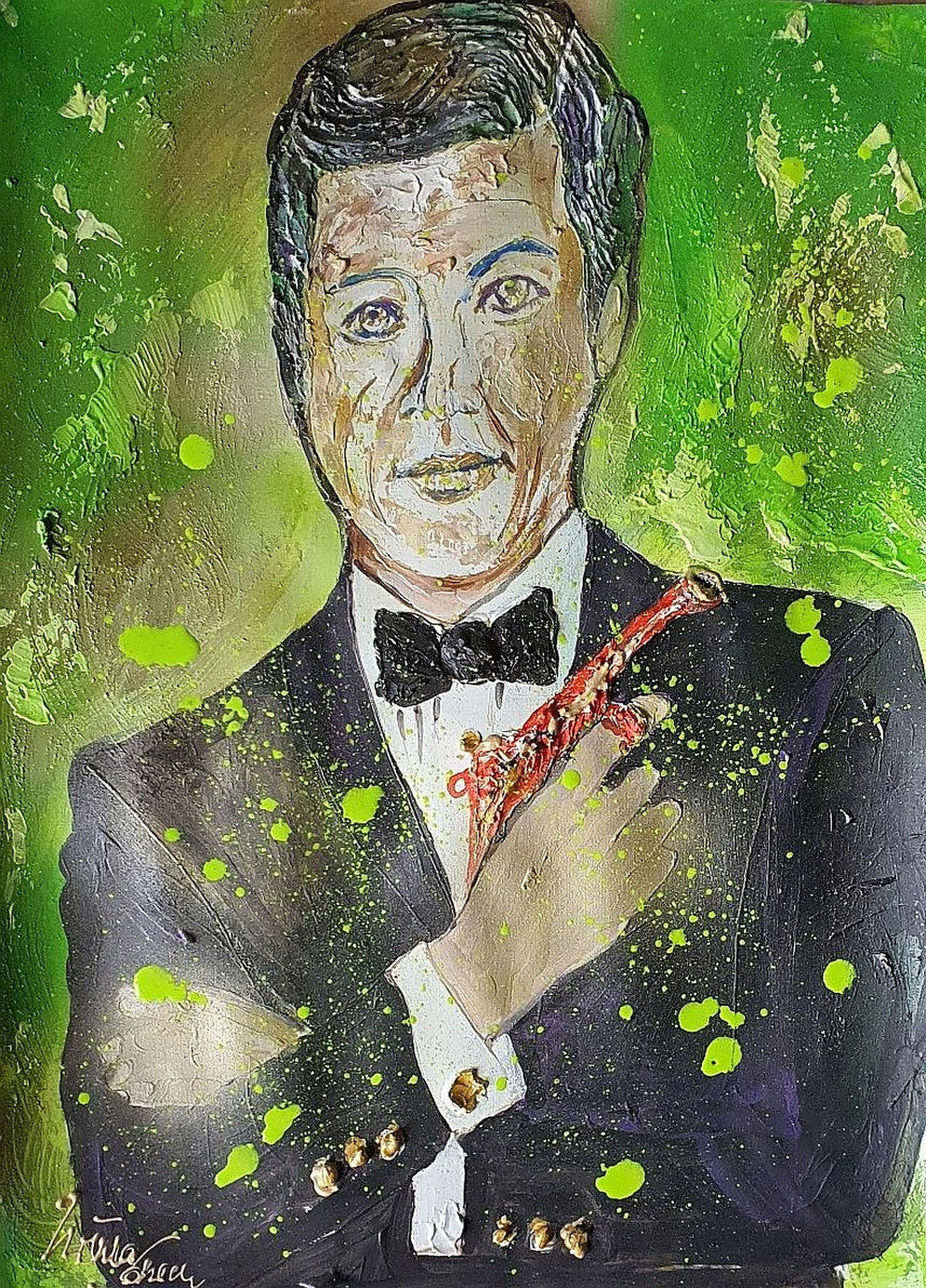 My name is Bond, James Bond (Acryl auf Spez.-Paper 56 X 42 X 0,1 cm)