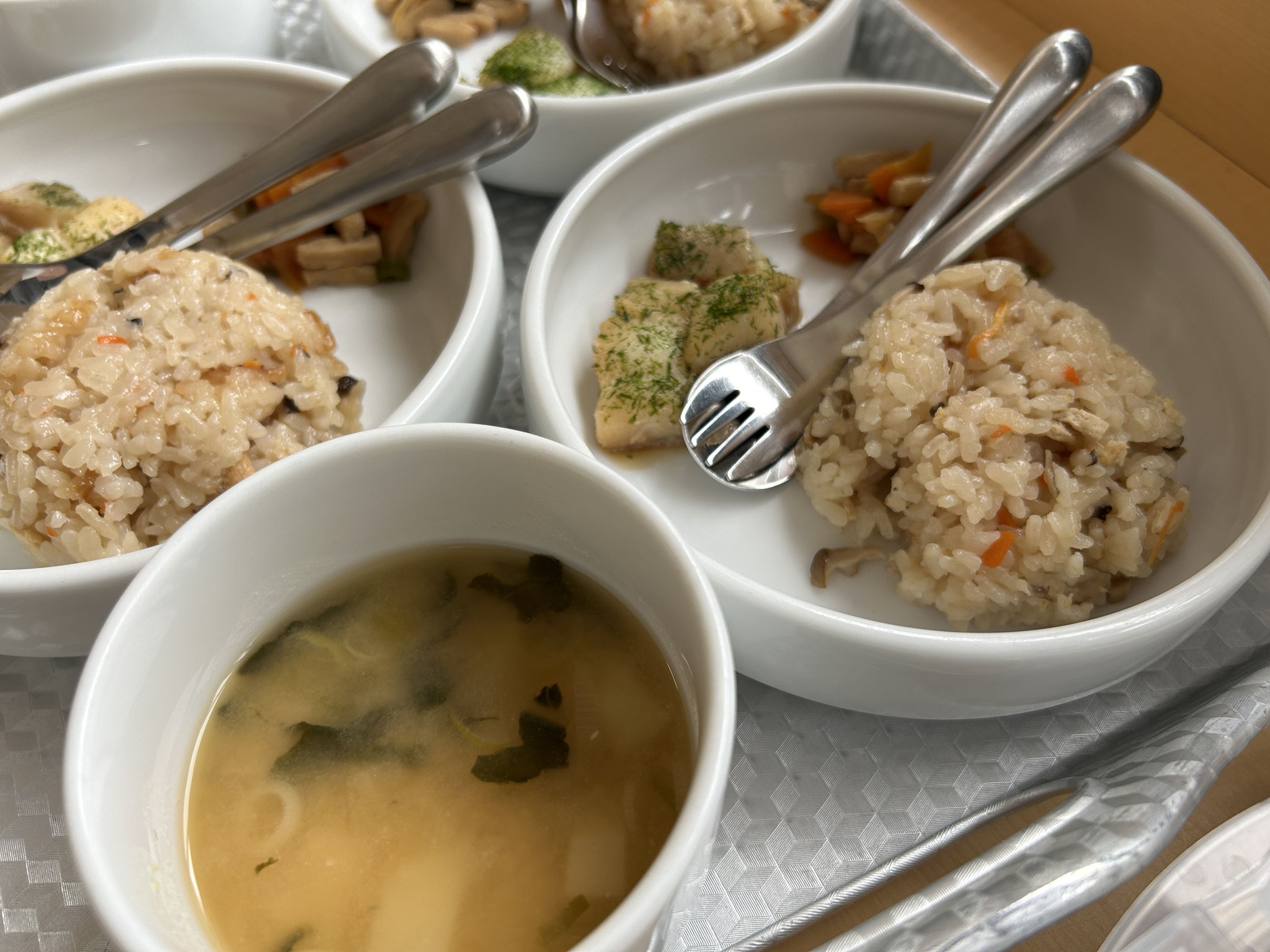 きのこごはんになりましたよ！　風味がよくて、美味しくいただきました！