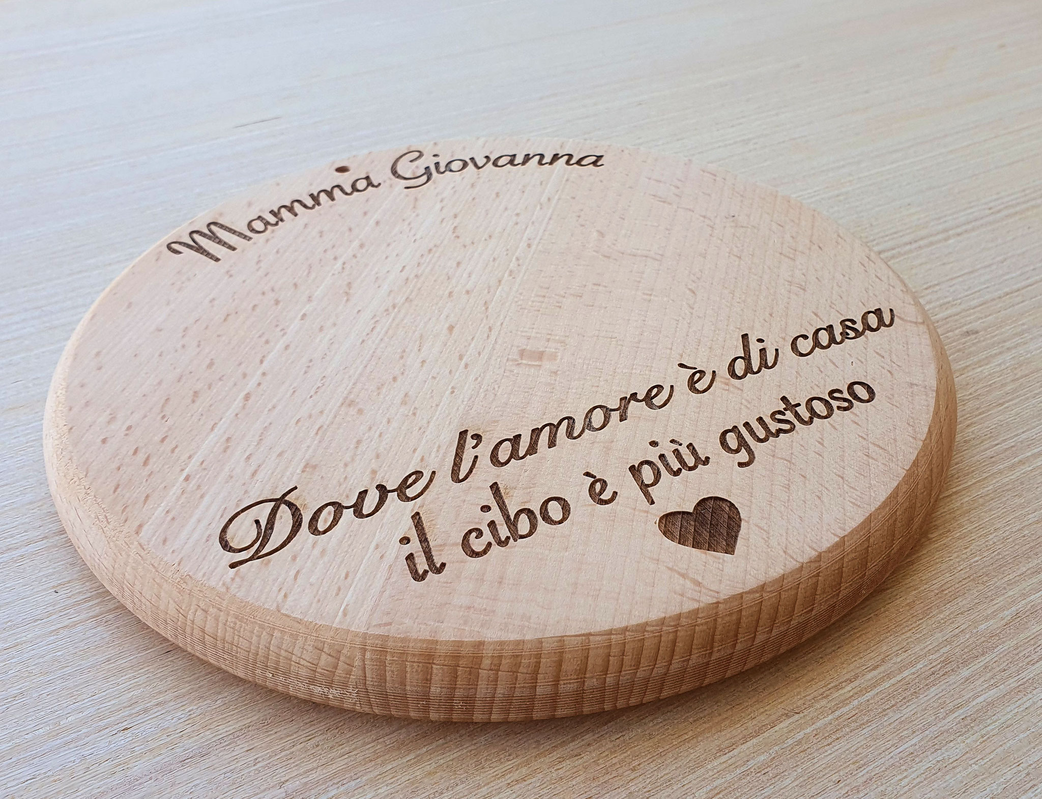 Tagliere in legno piccolo