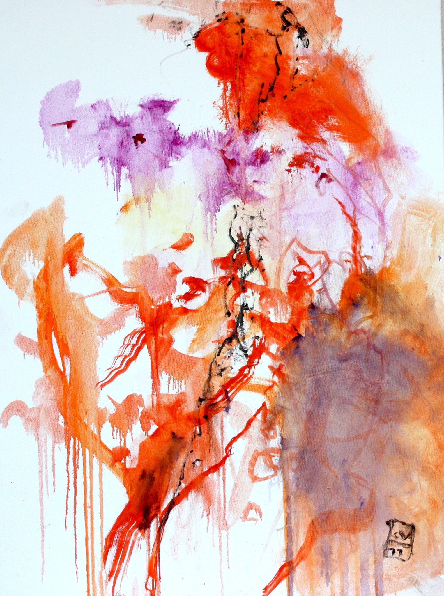 Orchidée japonaise - 2011 - 60 x 80 cm