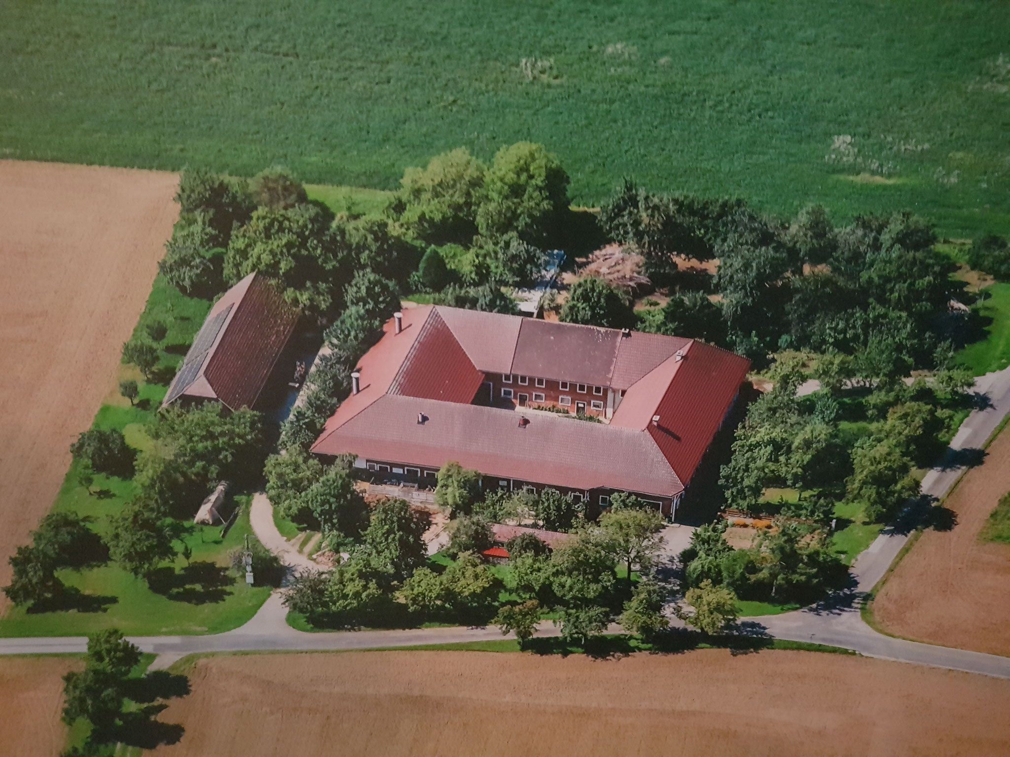 Artenhof-Hofstelle mit alten Obstbäumen