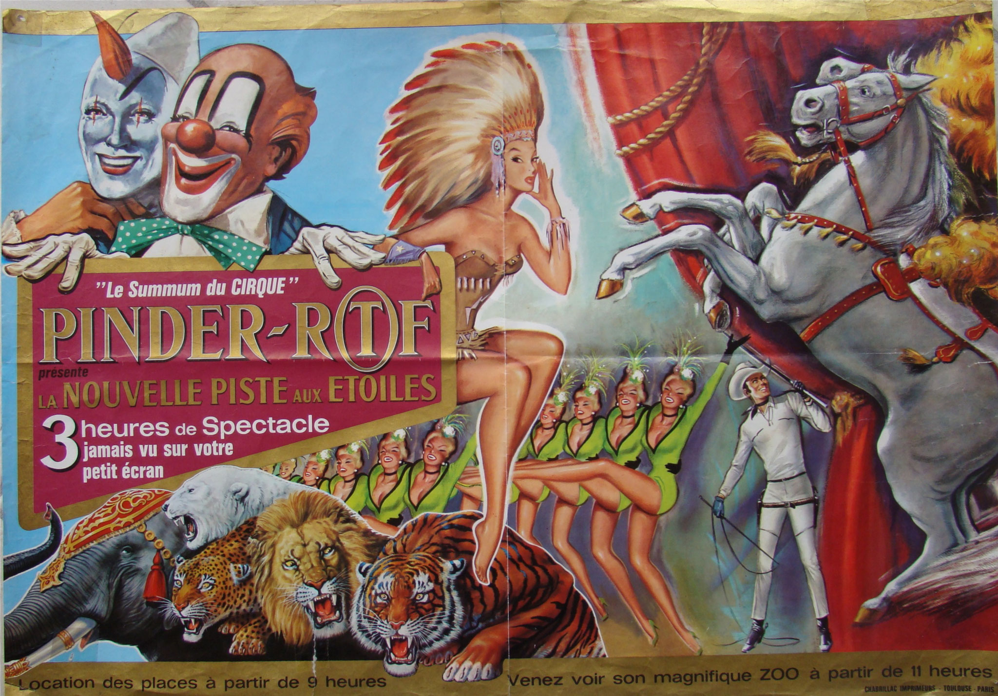 Cirque Pinder - Lot de 6 affiches - Catawiki
