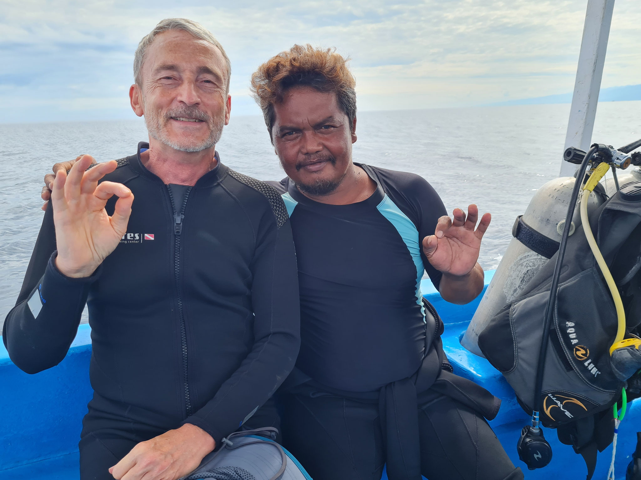 Alles OK, Martin mit Lukman