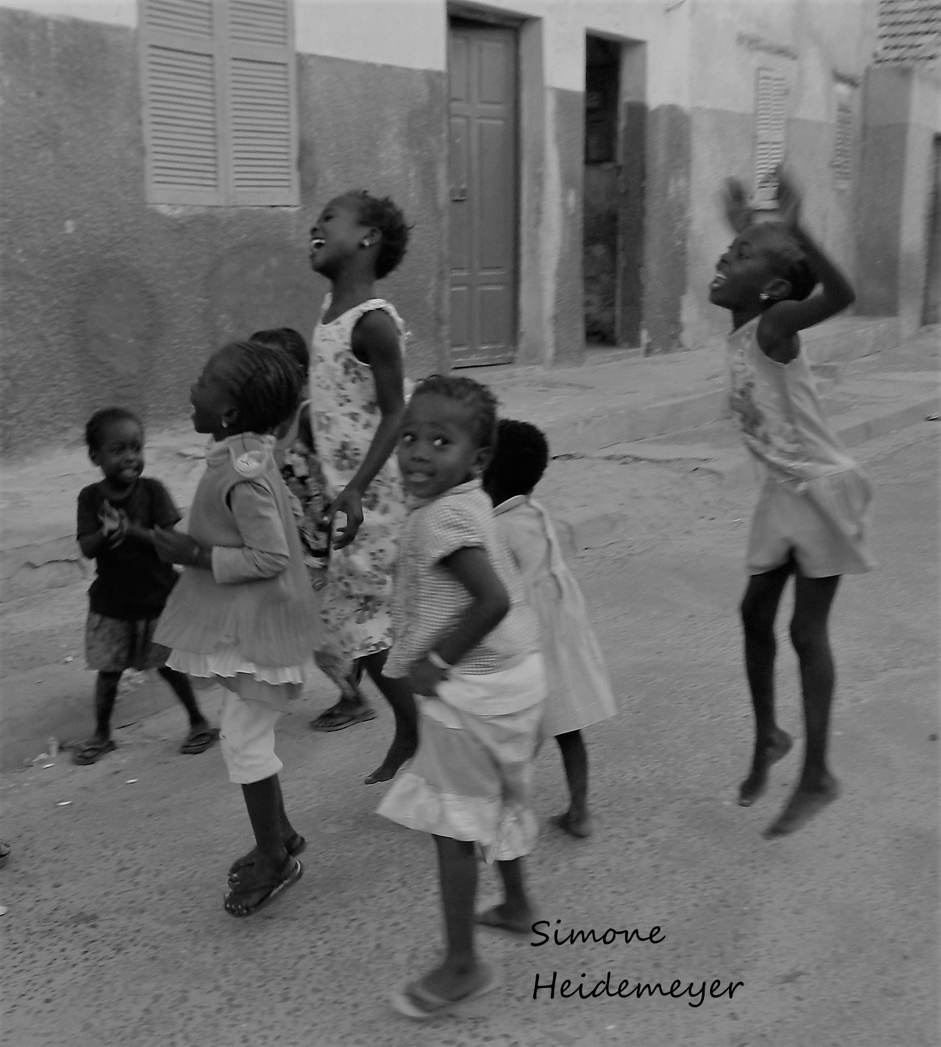 In den Straßen von Saint Louis, Senegal