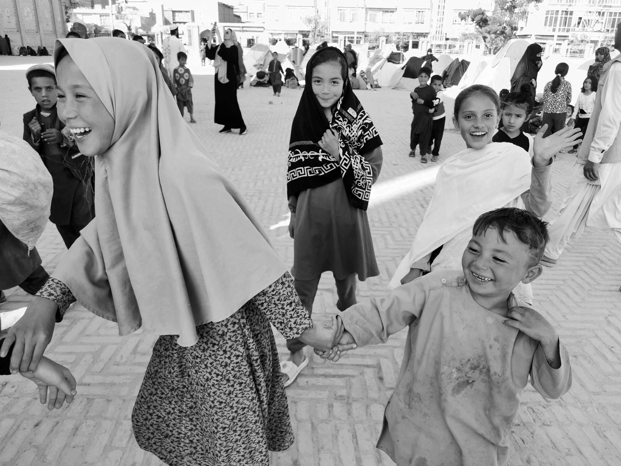Die Kinder in Herat nach dem Erdbeben
