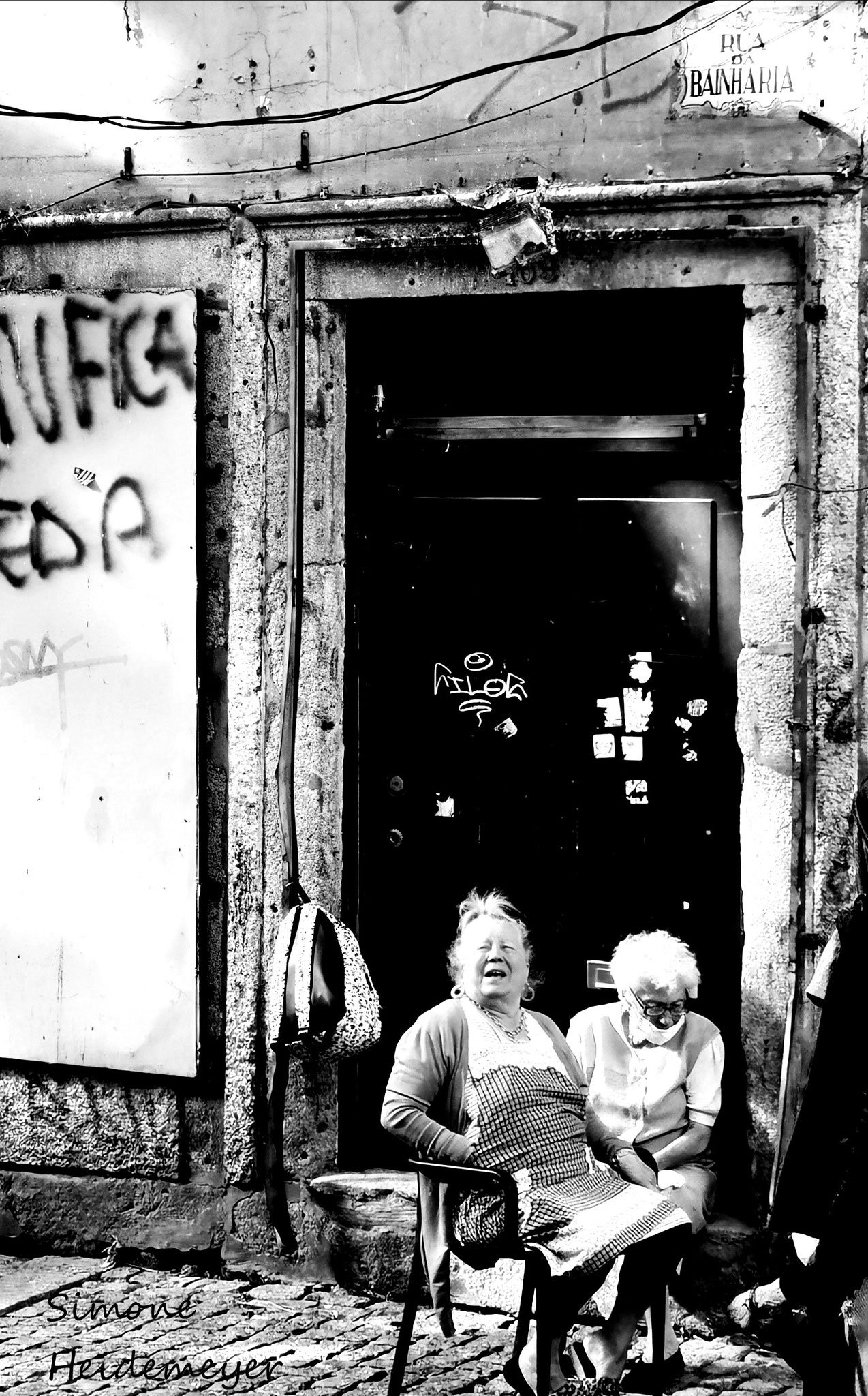 Vor der Haustür in Lissabon