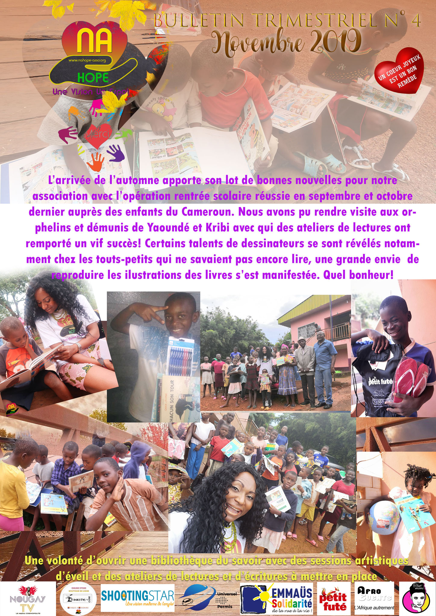 Bulletin trimestriel Recto
