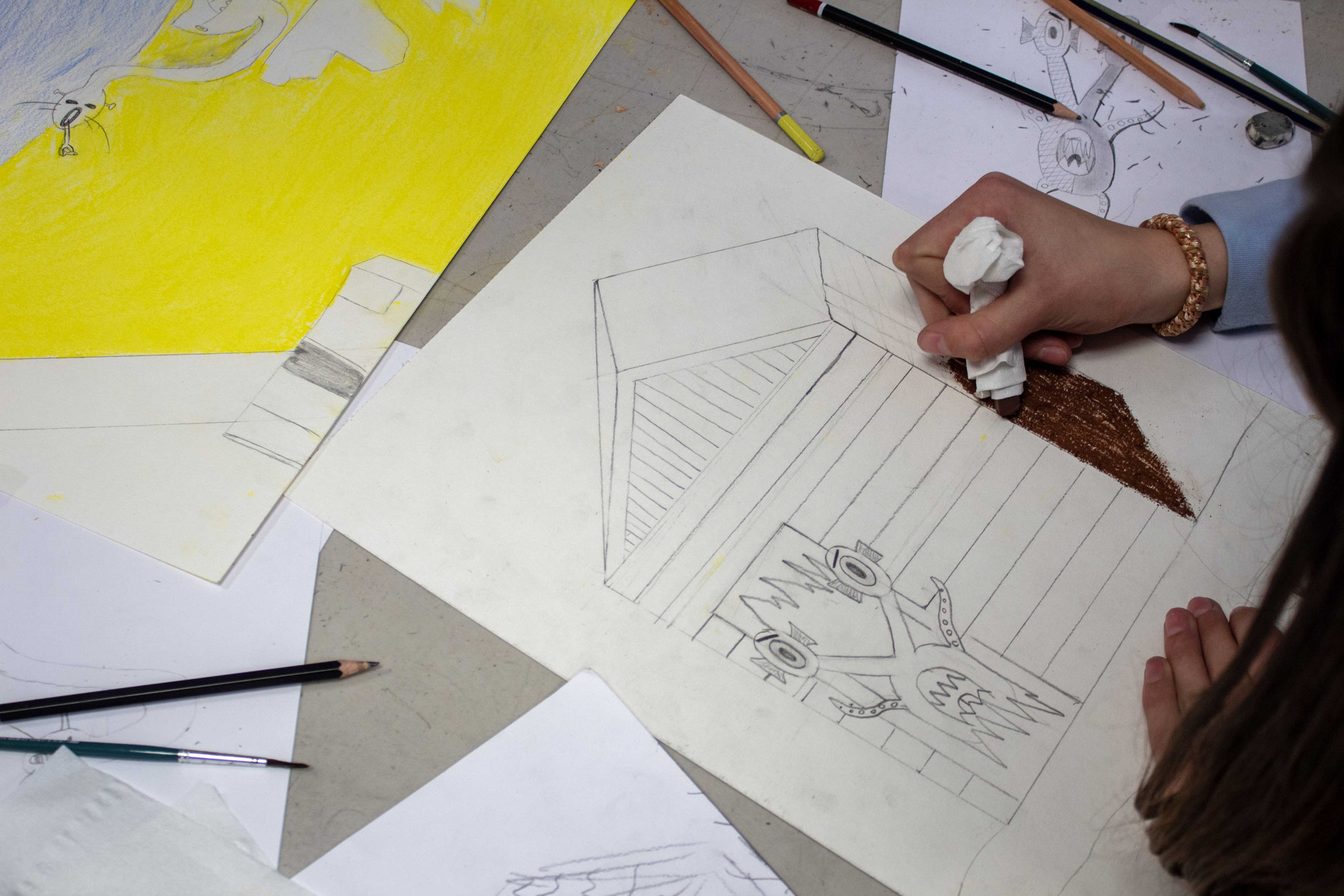 Atelier de pratique "Techniques sèches"