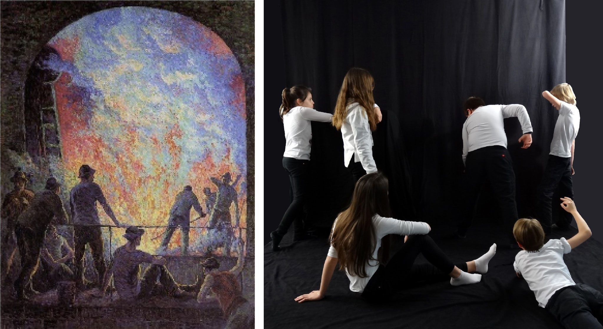 Maximilien Luce, La forge, 1895.