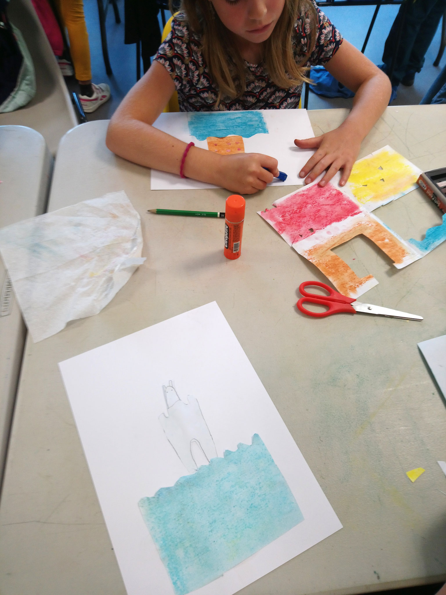 Classe de CE2 de l'école élémentaire publique du Pays Pourpré, Montfort-sur-Meu