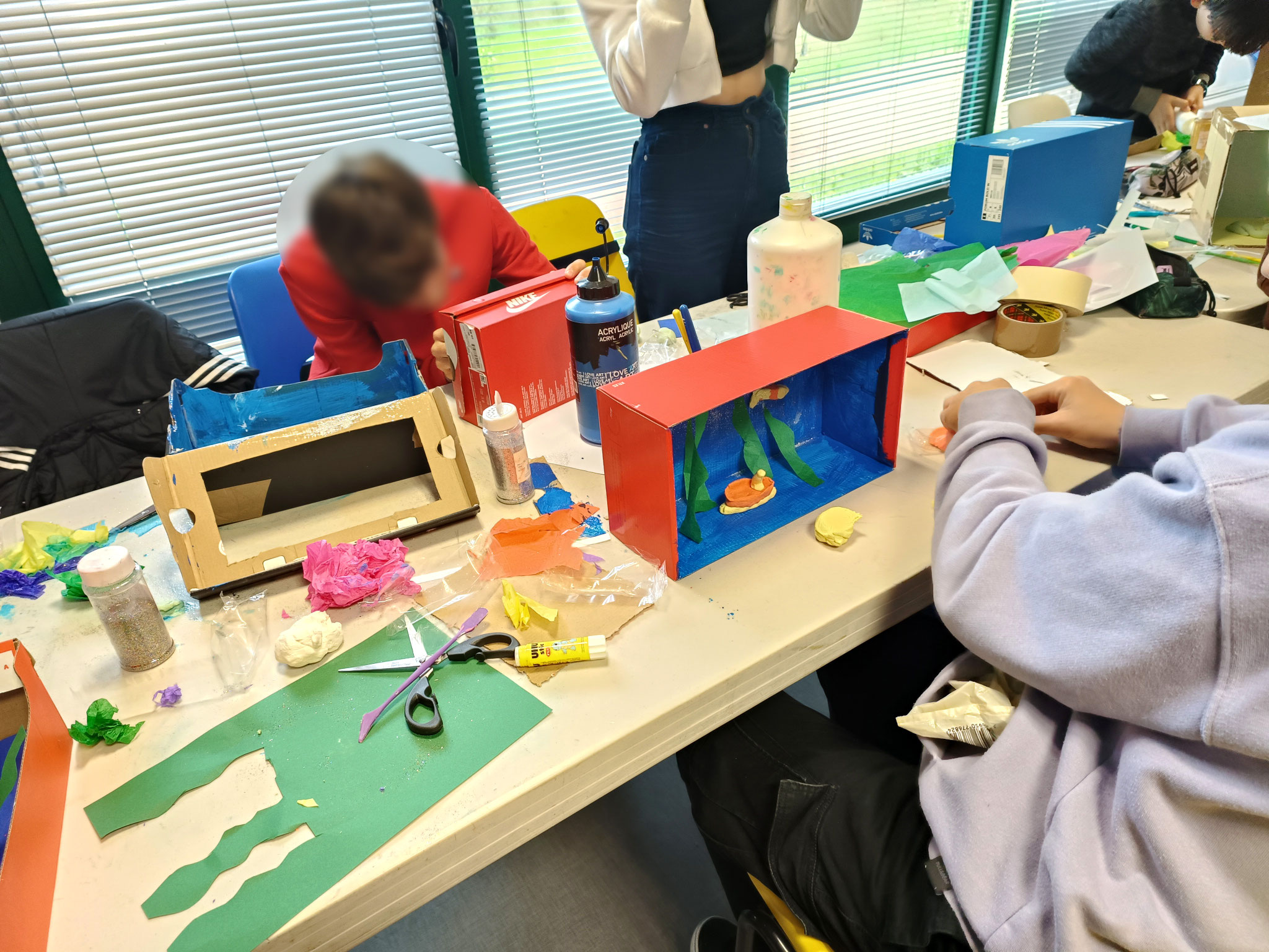 Visite-atelier de la 4ème du collège Louis Guilloux