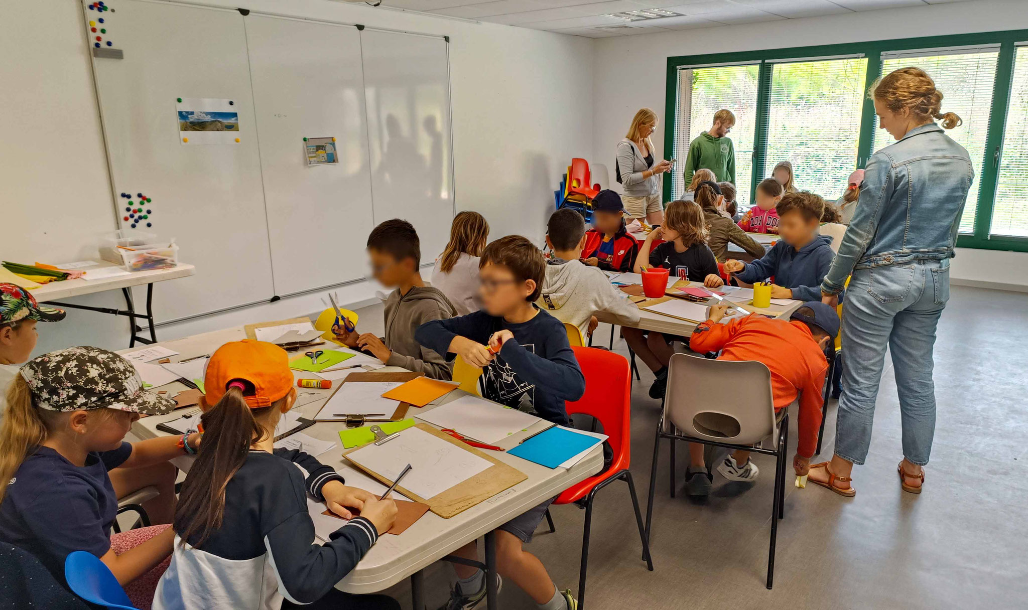 Visite-atelier "Paysage panoramique" avec le centre de loisirs de Pleumeleuc