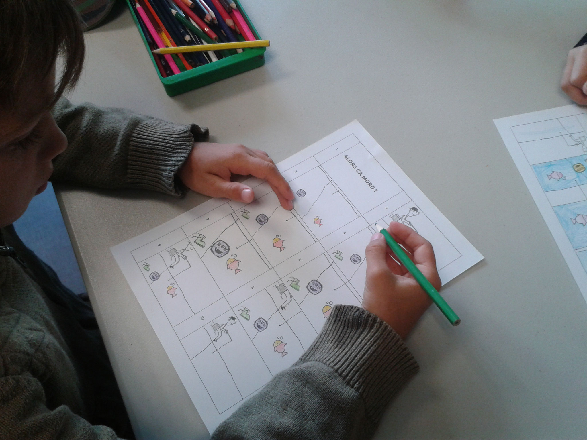 Atelier "fish book" avec les centres de loisirs