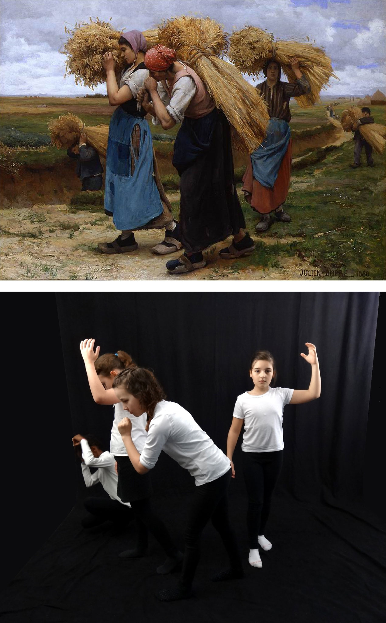 Julien Dupré, Les glaneuses, 1880.