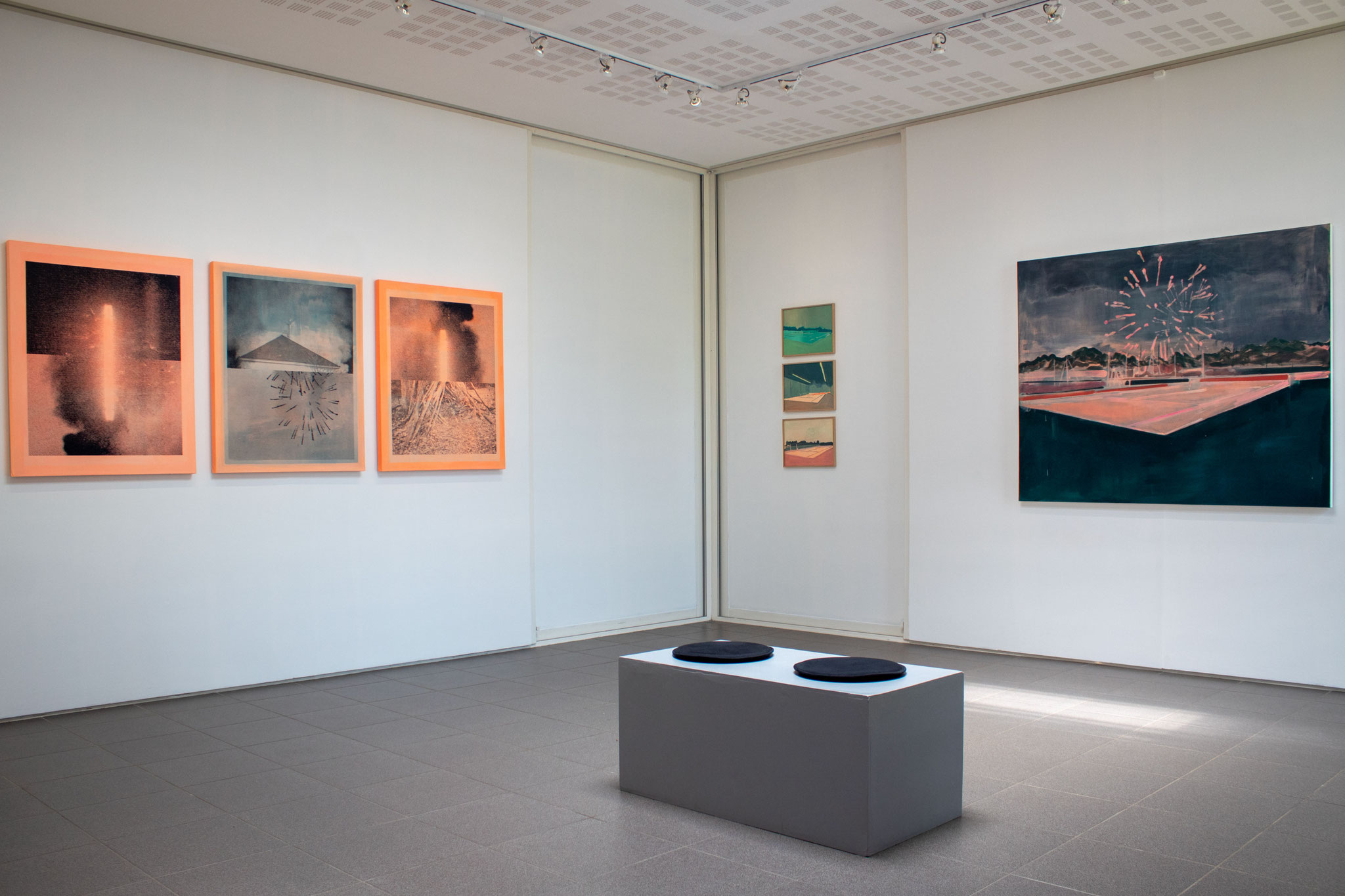 Vue de l'exposition Artificiel de Marie Vandooren