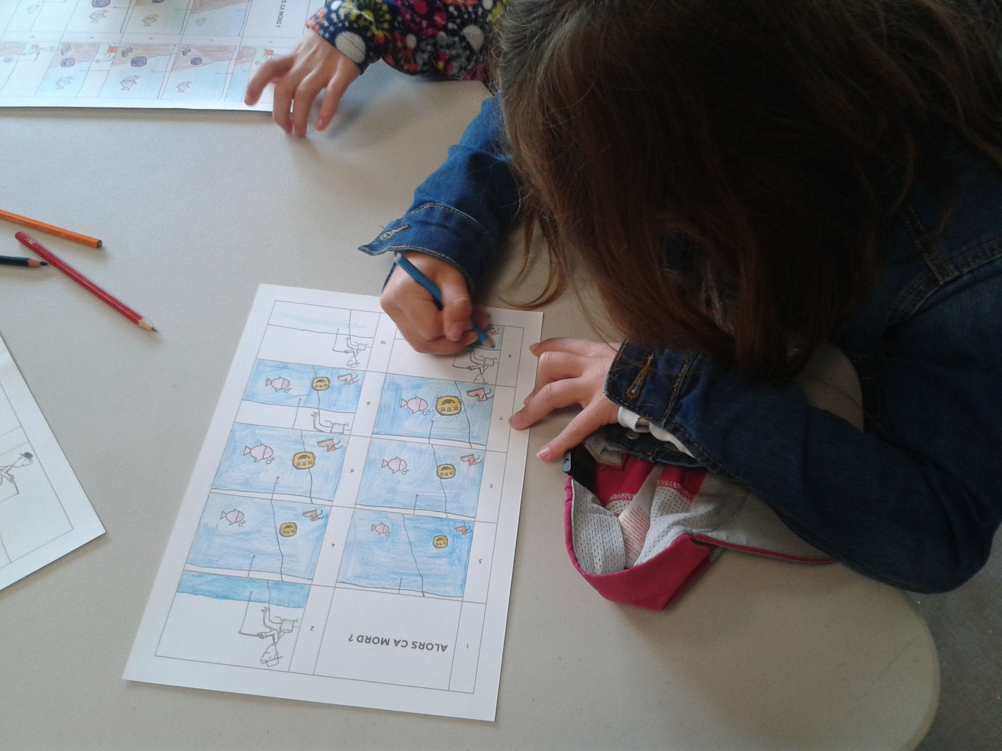 Atelier "fish book" avec les centres de loisirs