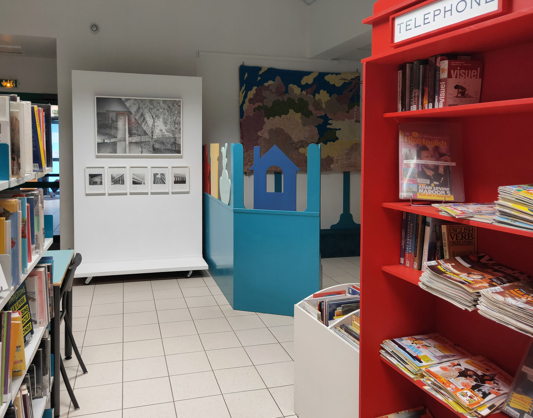 Vue de l'exposition Dorian Cohen, Les images grisées