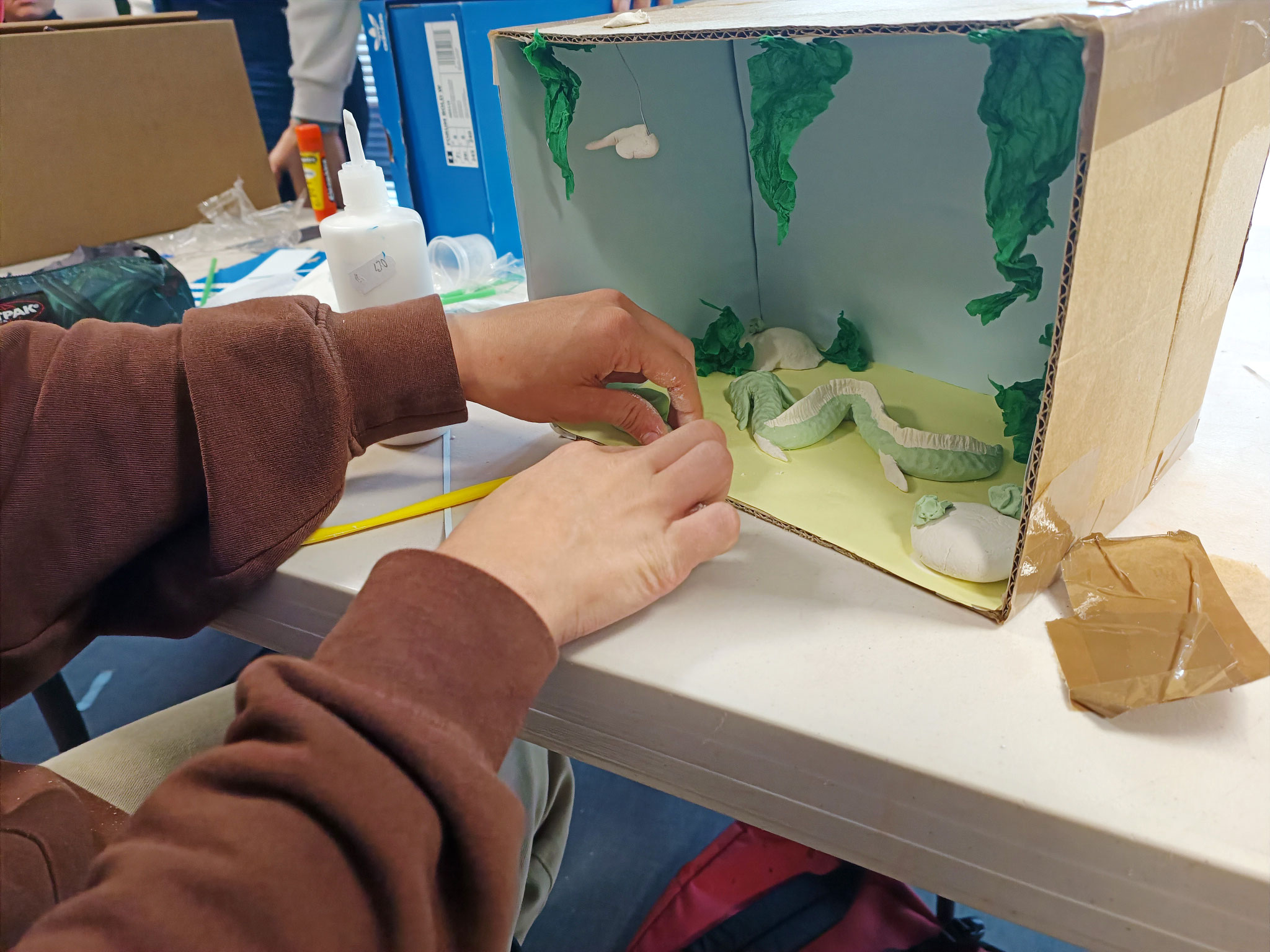 Visite-atelier de la 4ème du collège Louis Guilloux