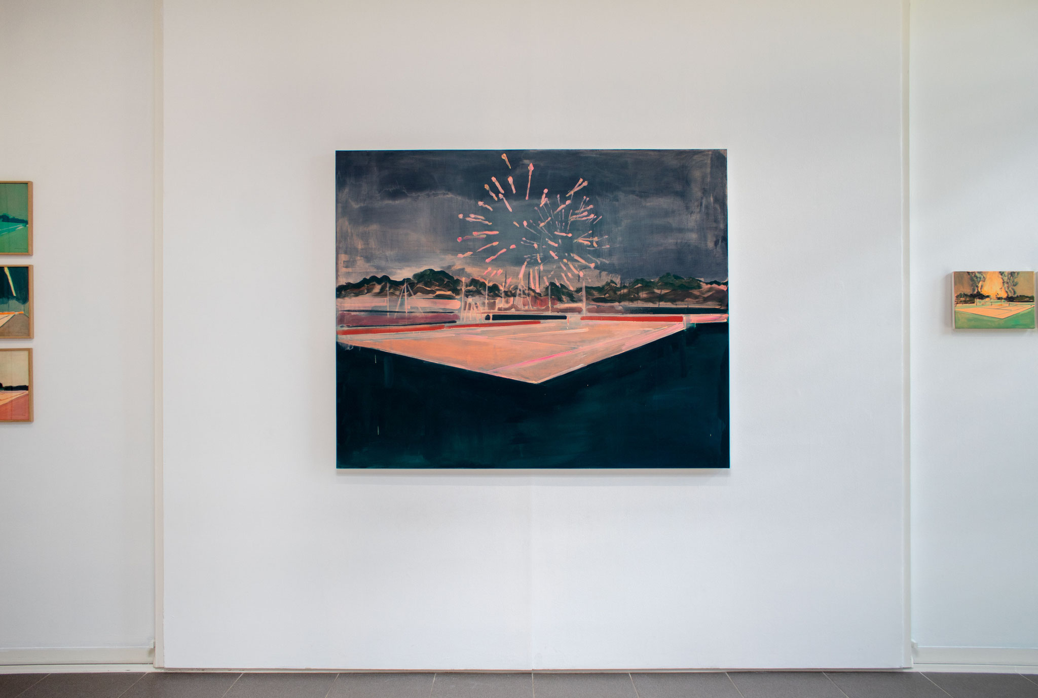 Célébration, acrylique sur toile, 130 x 160 cm, 2024