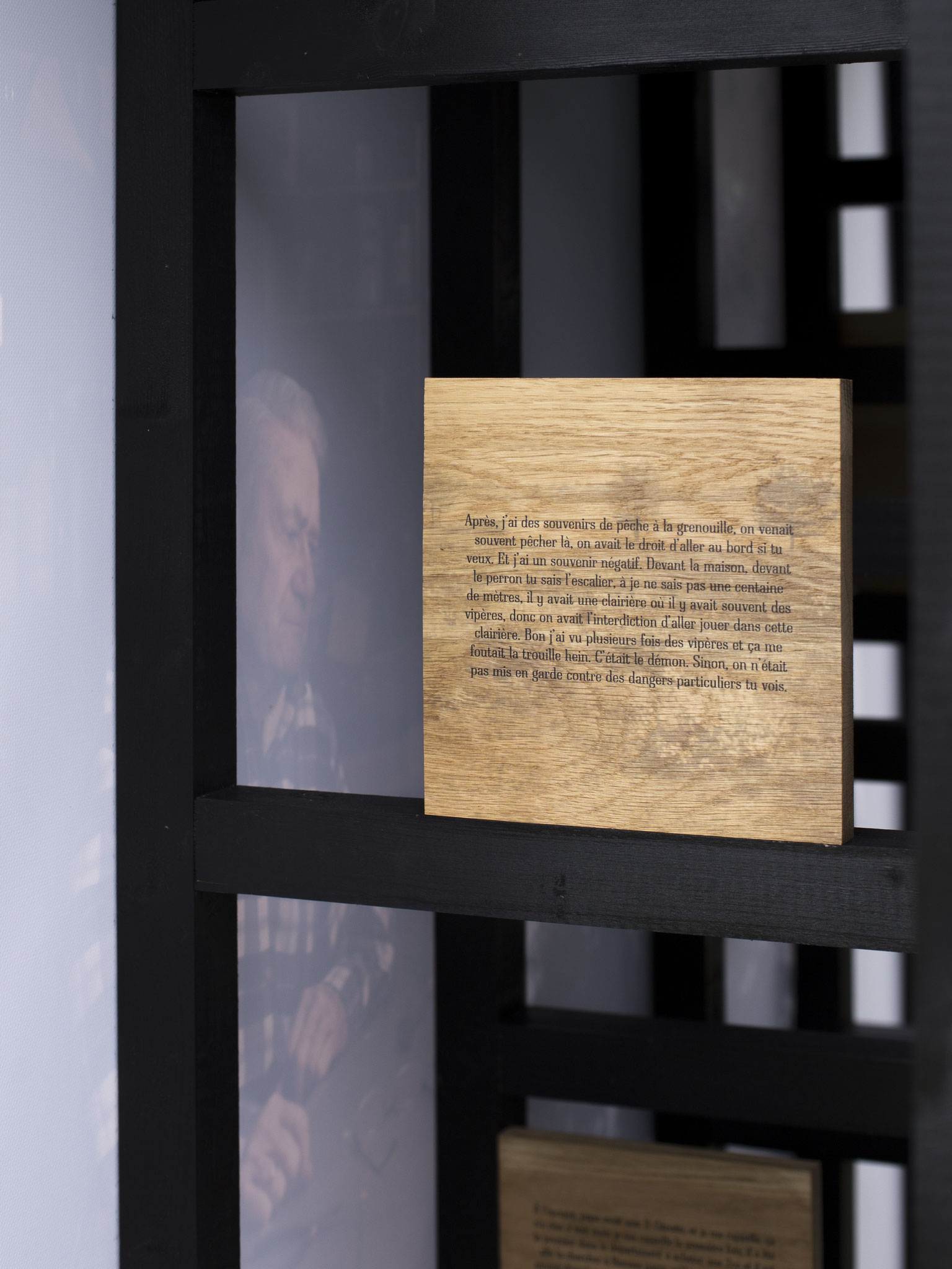 Vue de l'exposition "Alors que la nuit tombe". Photo : Maxime Voidy