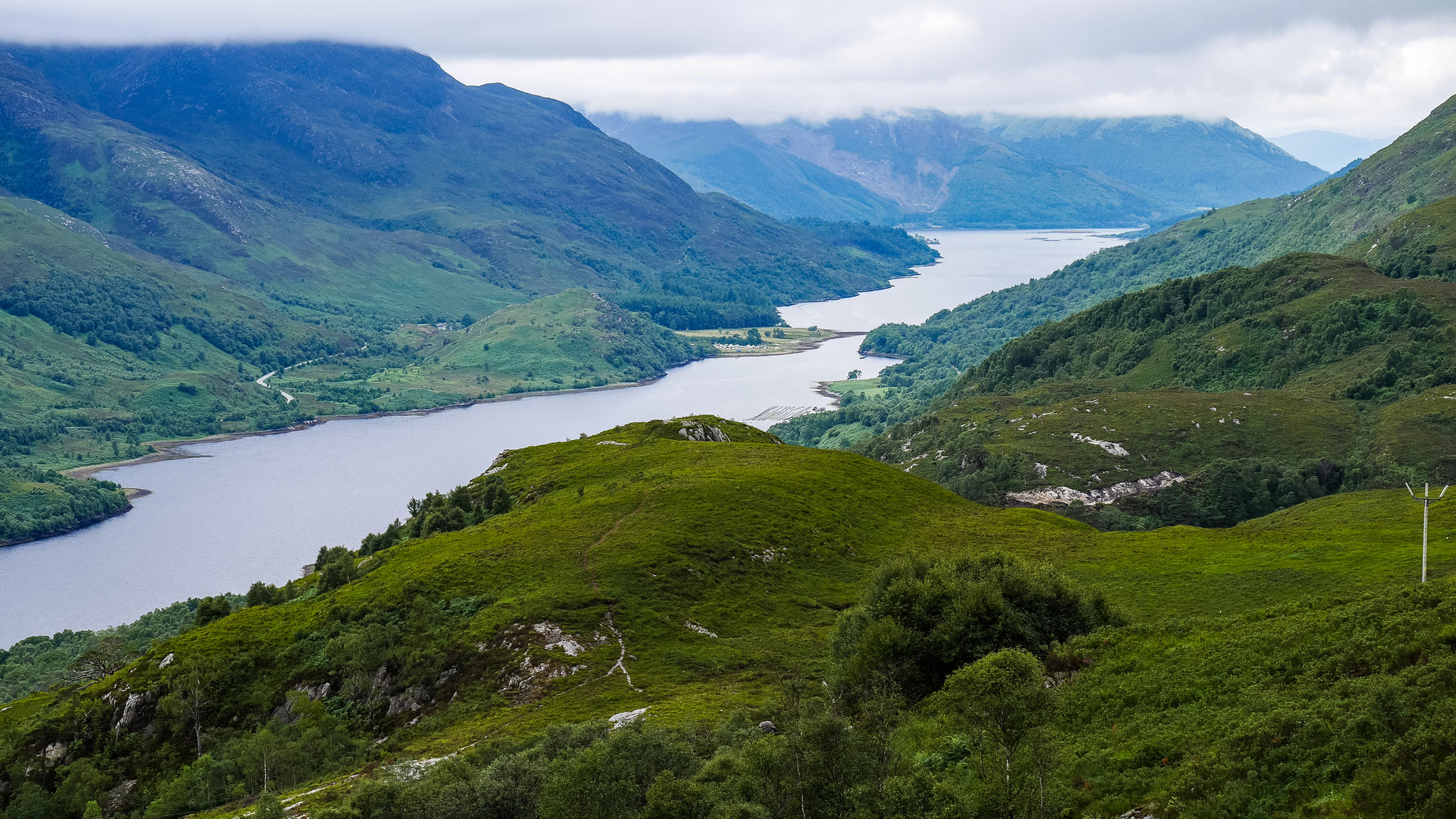 Blick auf das Loch Leven