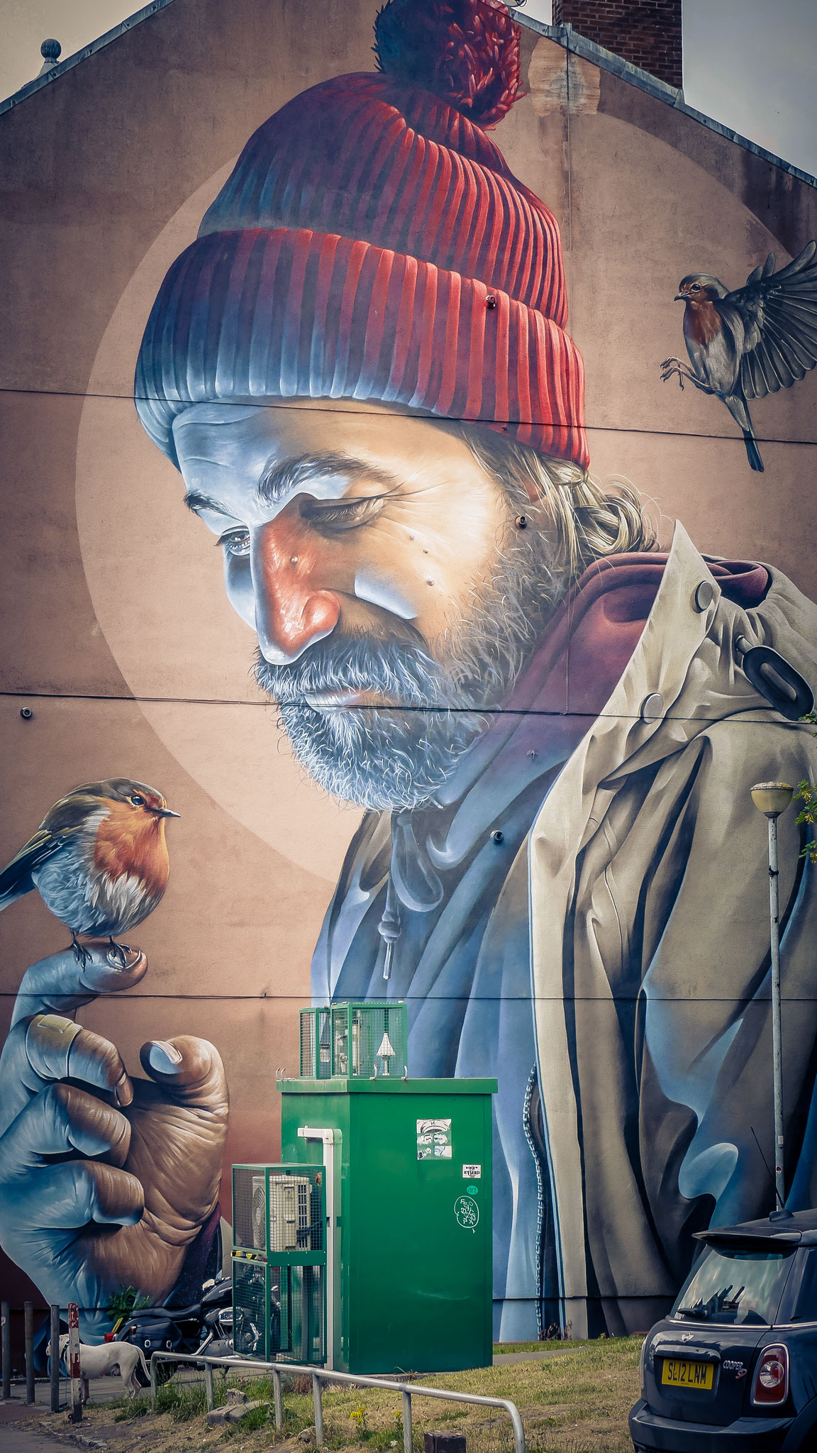 Kunst auf de nStraßen von Glasgow - Graffiti