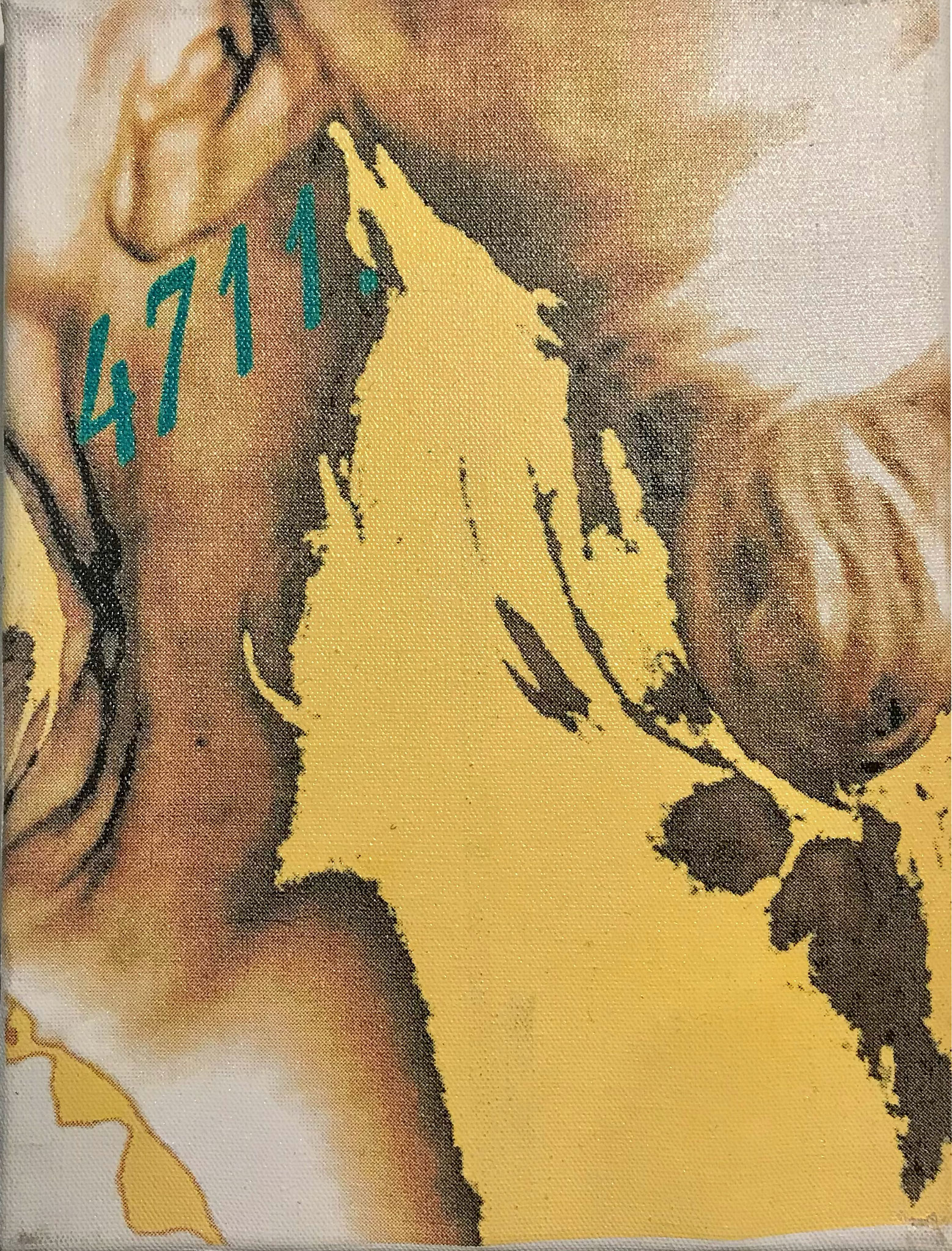 „4711“ - Digital Print auf Leinwand 18x24cm  2003