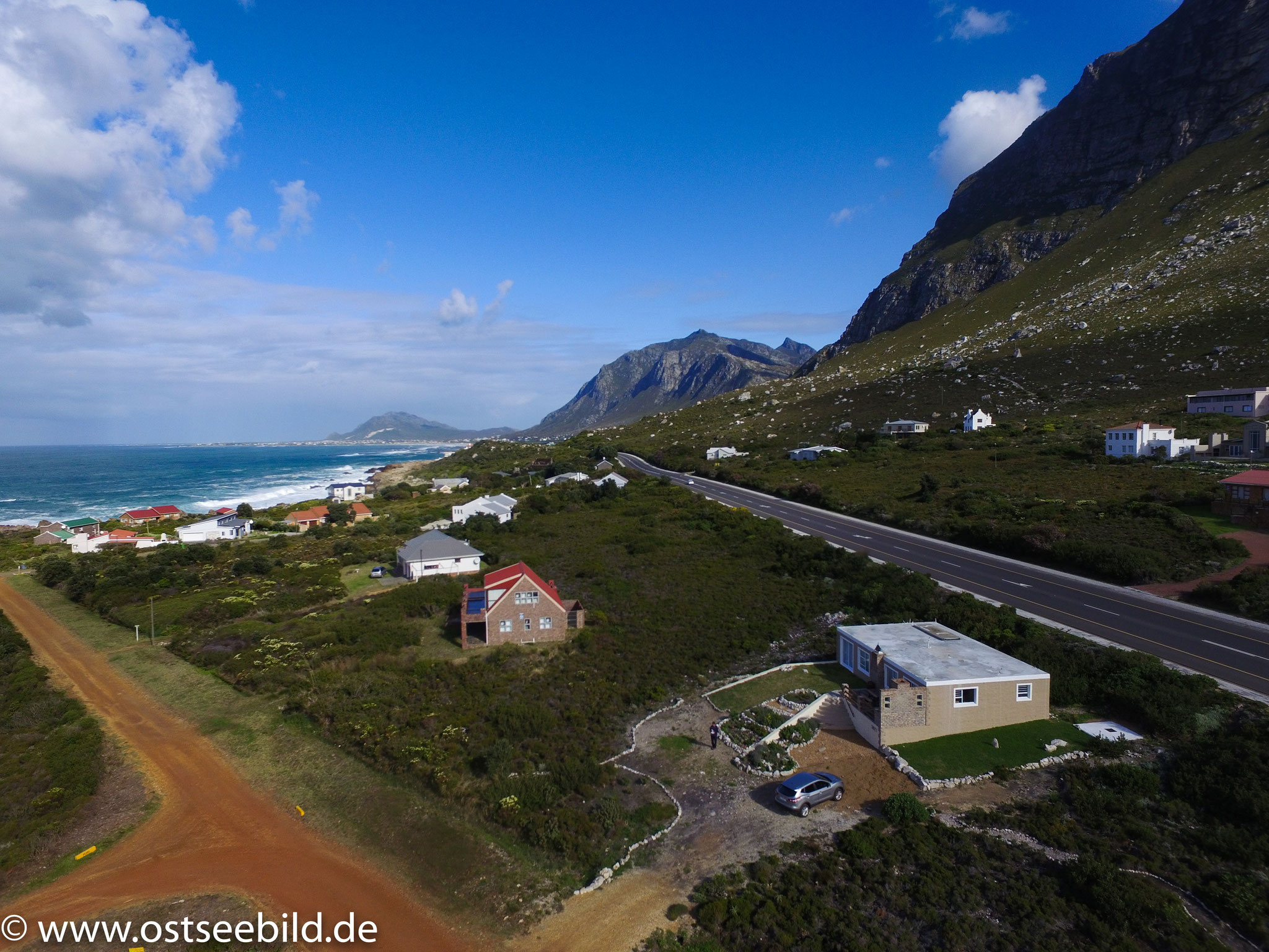 Das ist Bettys Bay von oben.