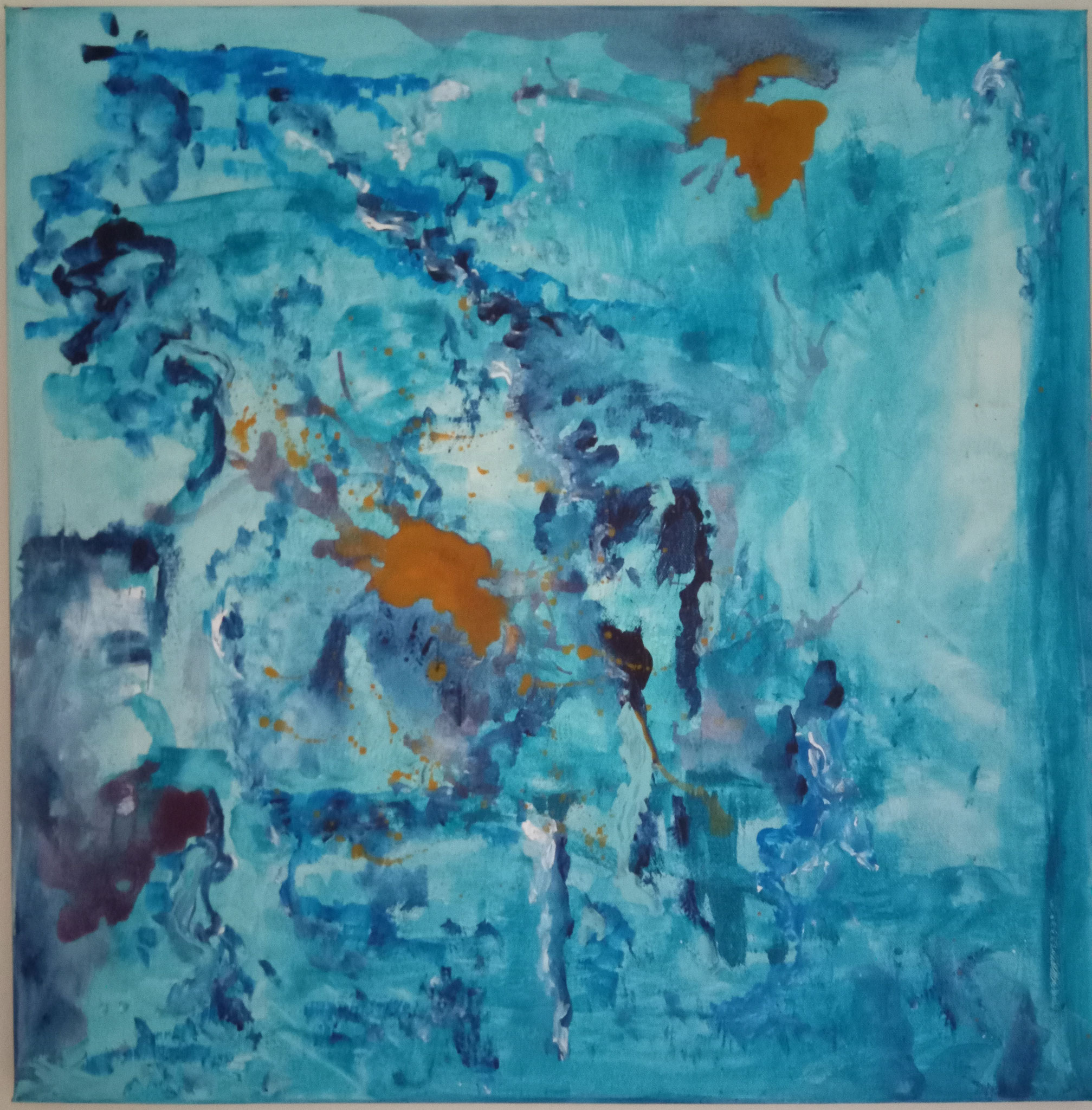 2024, Acryl auf Leinwand, 58 x 58 cm
