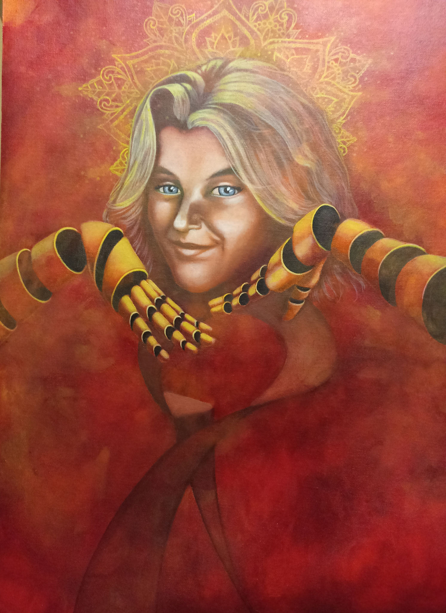 Pierre DE BEARN, "Elea", Huile sur bois 60 x 45 cm, 1 000 €