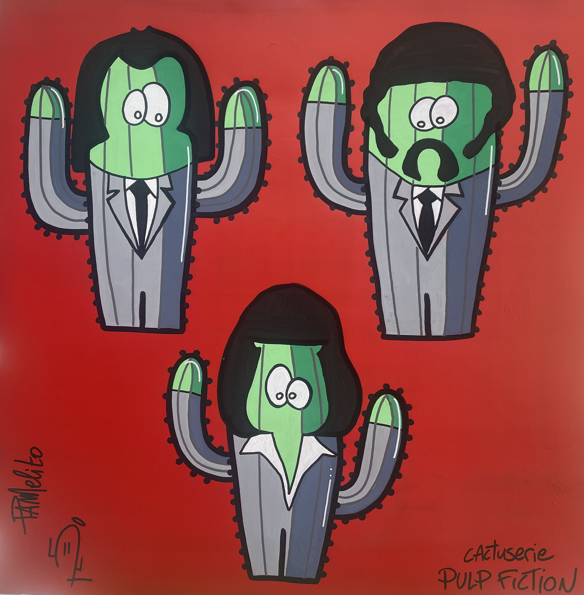 PAMELITO,"PAM01CO3M3",Acrylique et Aérosol sur toile, 70 * 70 cm, 700 €