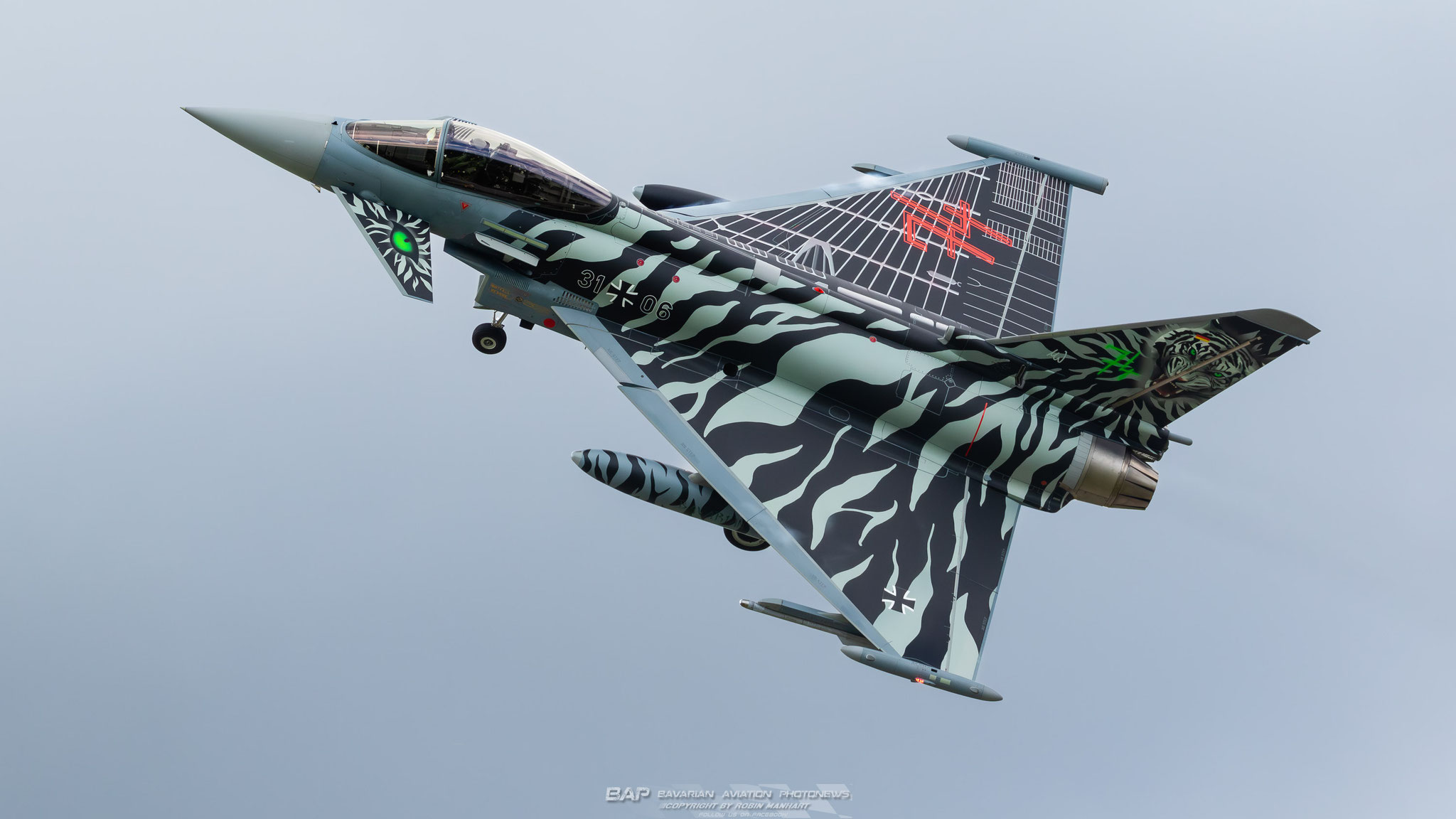 First Flight 31+06 "Cyborg Tiger" der Bavarian Tigers 