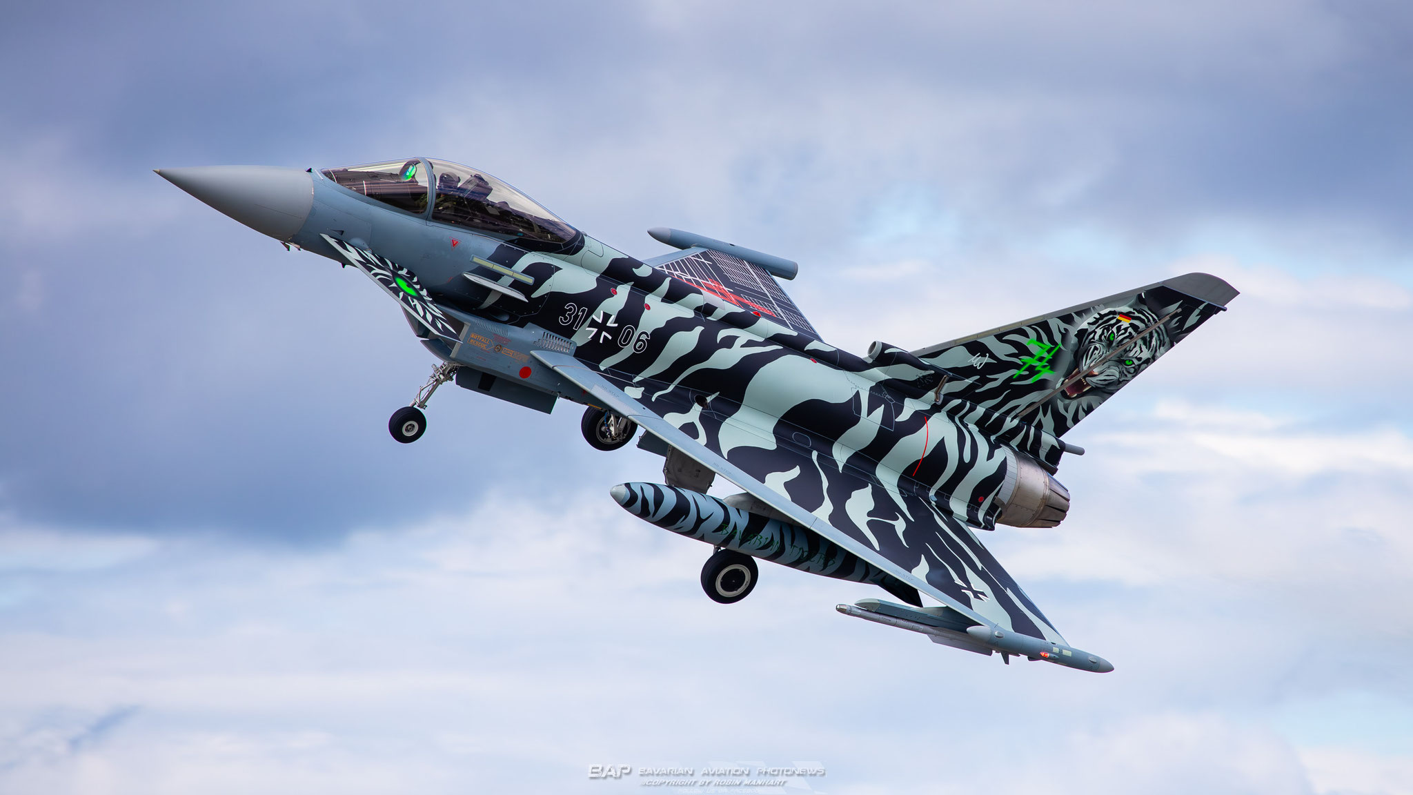 First Flight 31+06 "Cyborg Tiger" der Bavarian Tigers 