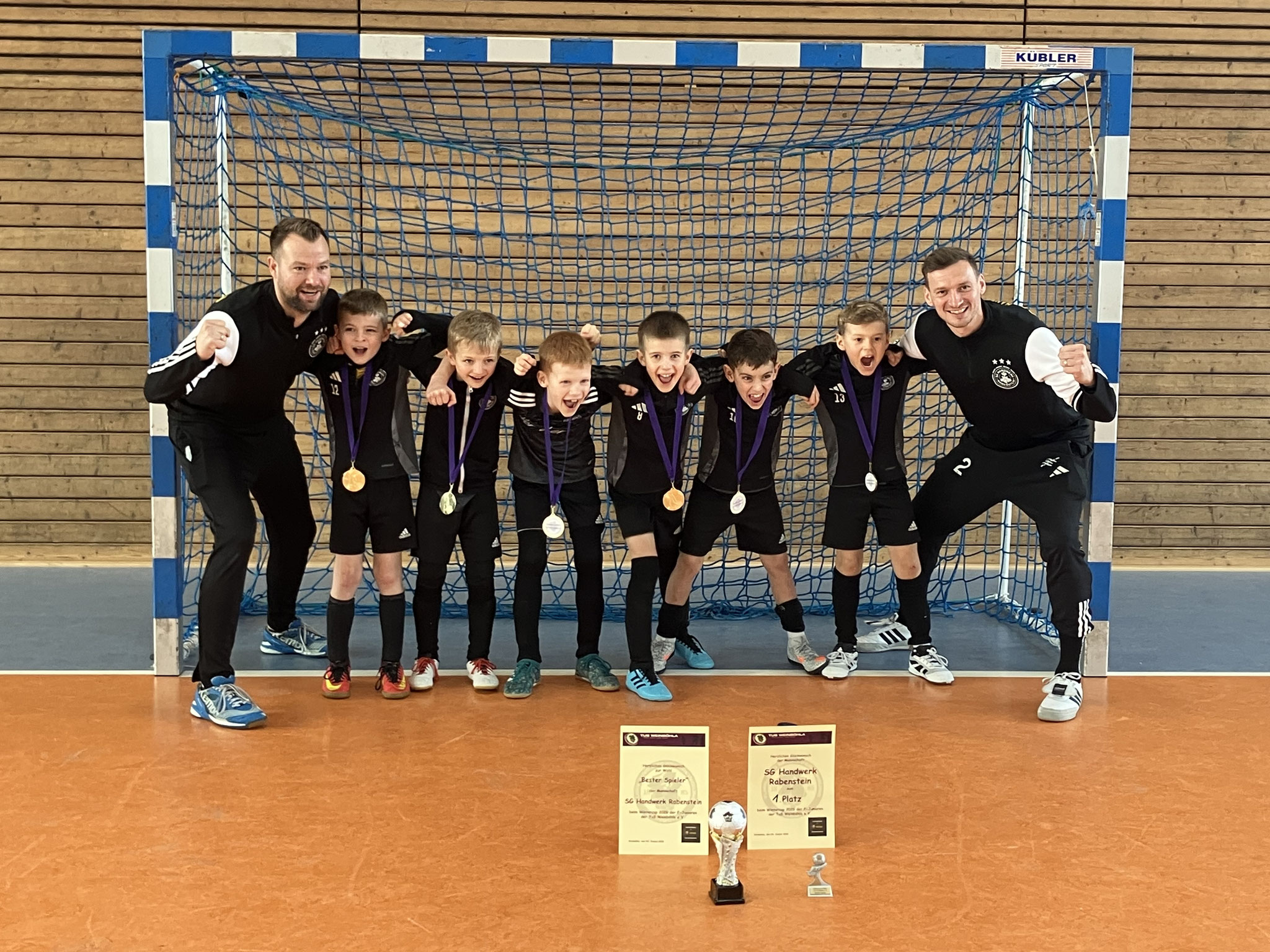 Sieger F-Junioren: SG Handwerk Rabenstein