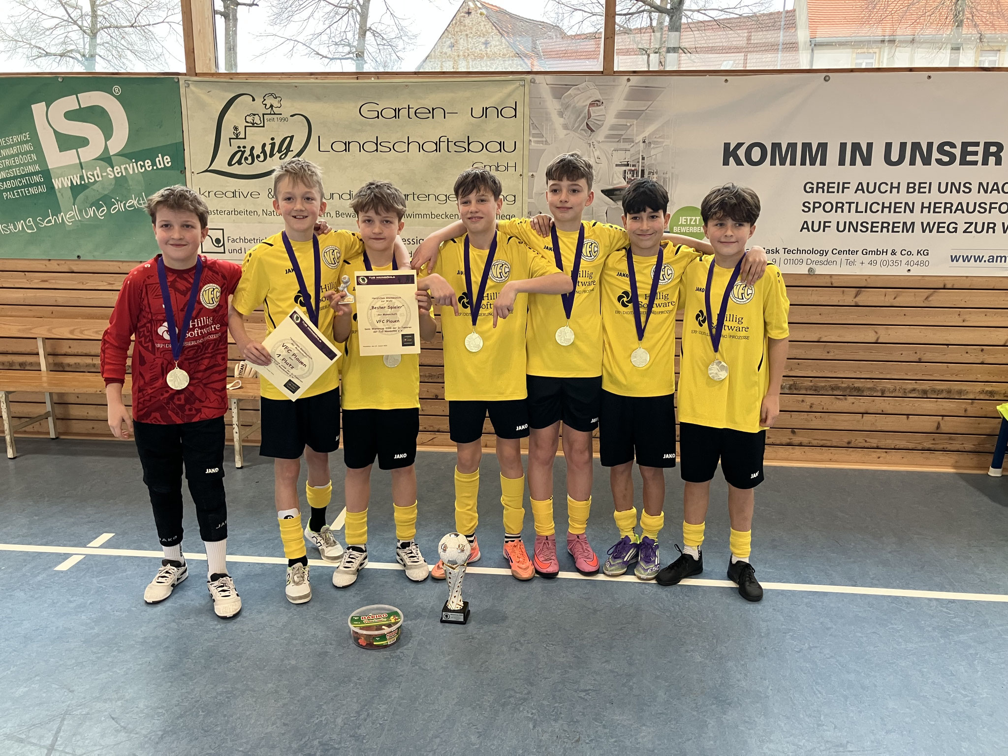 Sieger D-Junioren: VFC Plauen