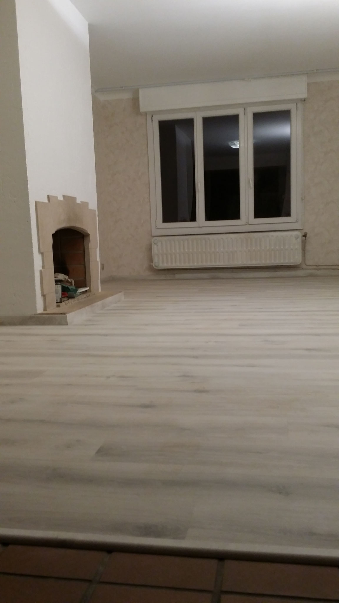 Pose du parquet