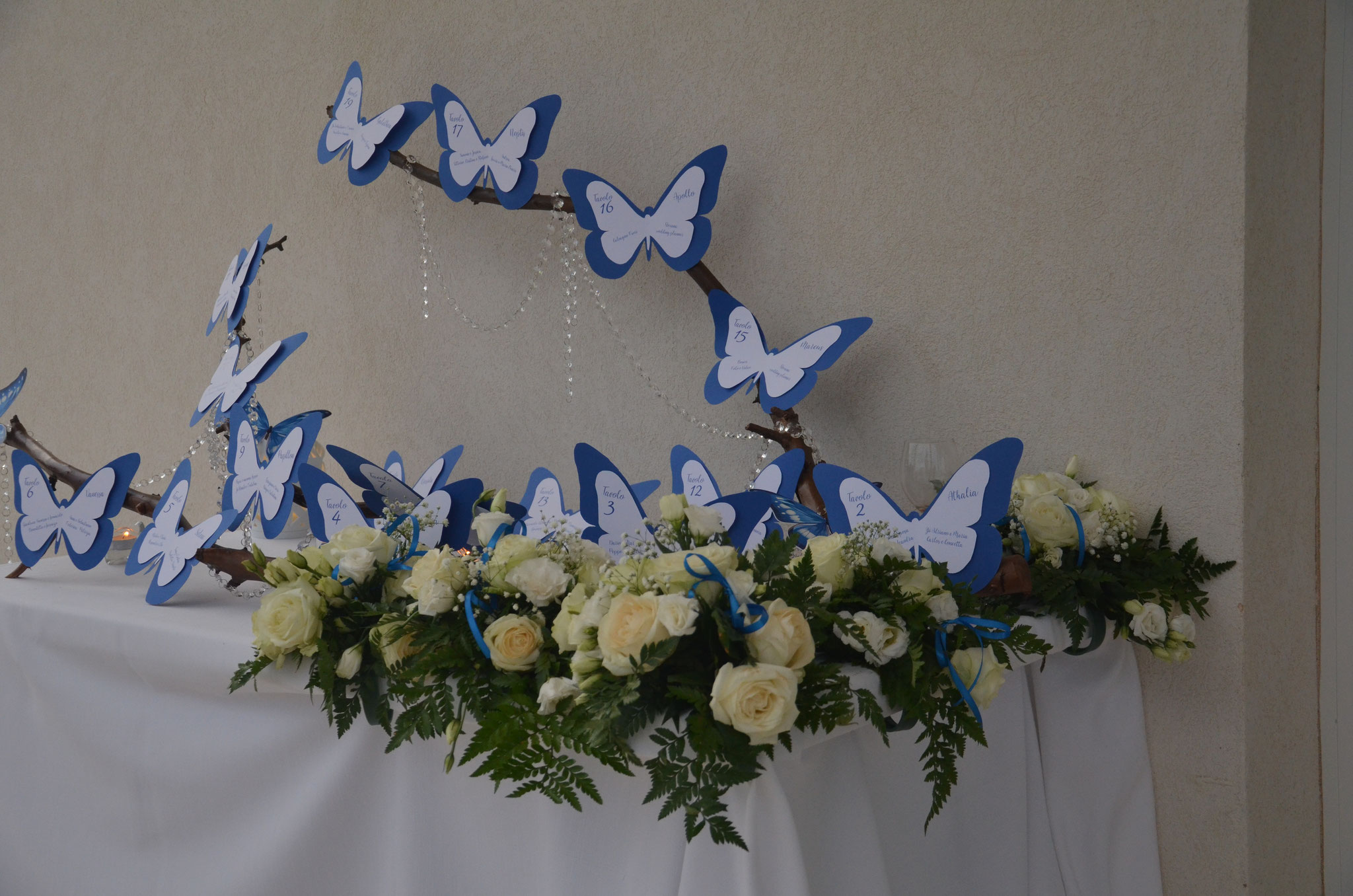 tableau-de-mariage-matrimonio-tema-farfalle