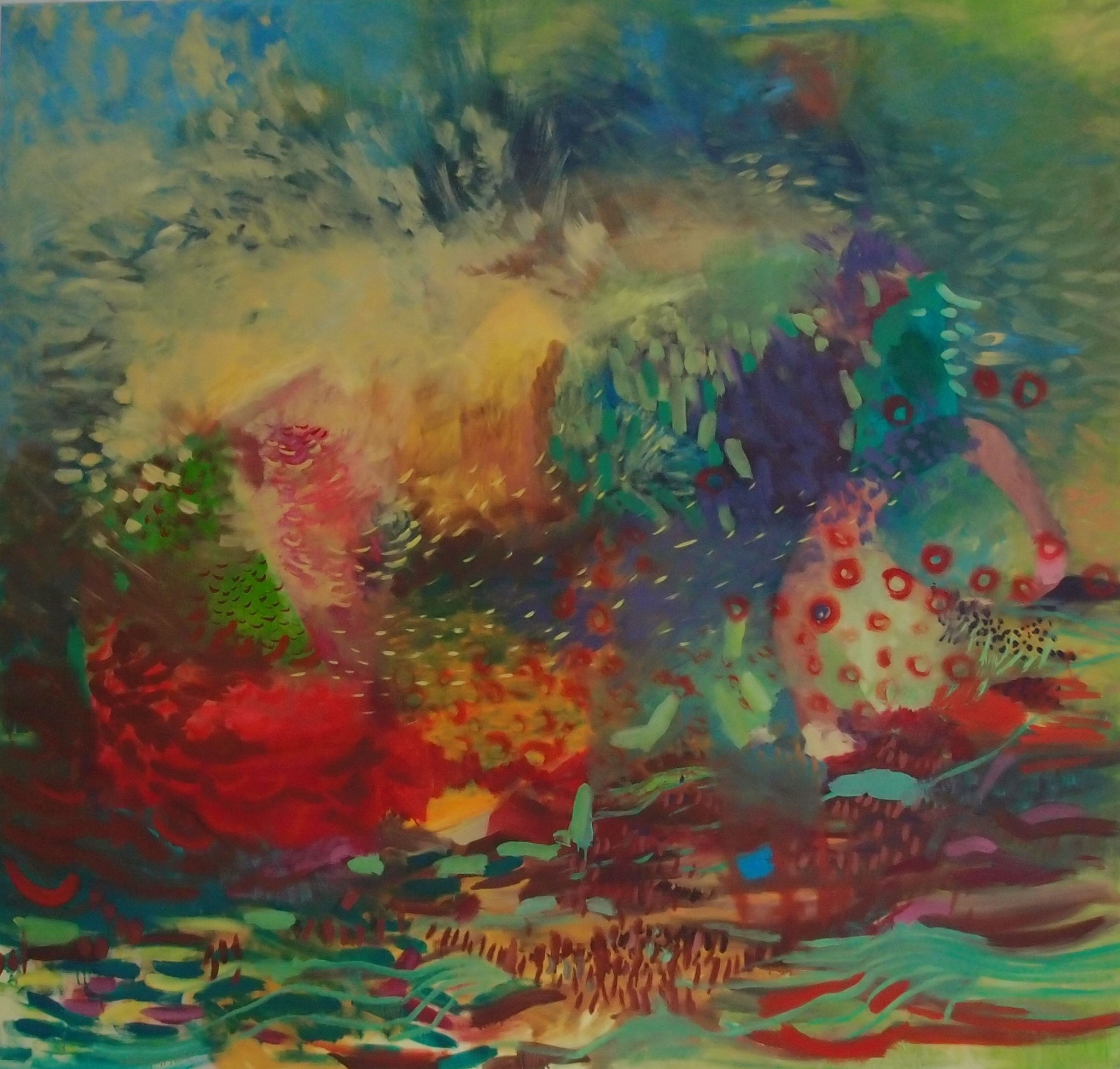 ohne Titel 2008; 200 x 190 cm, Öl auf Leinwand