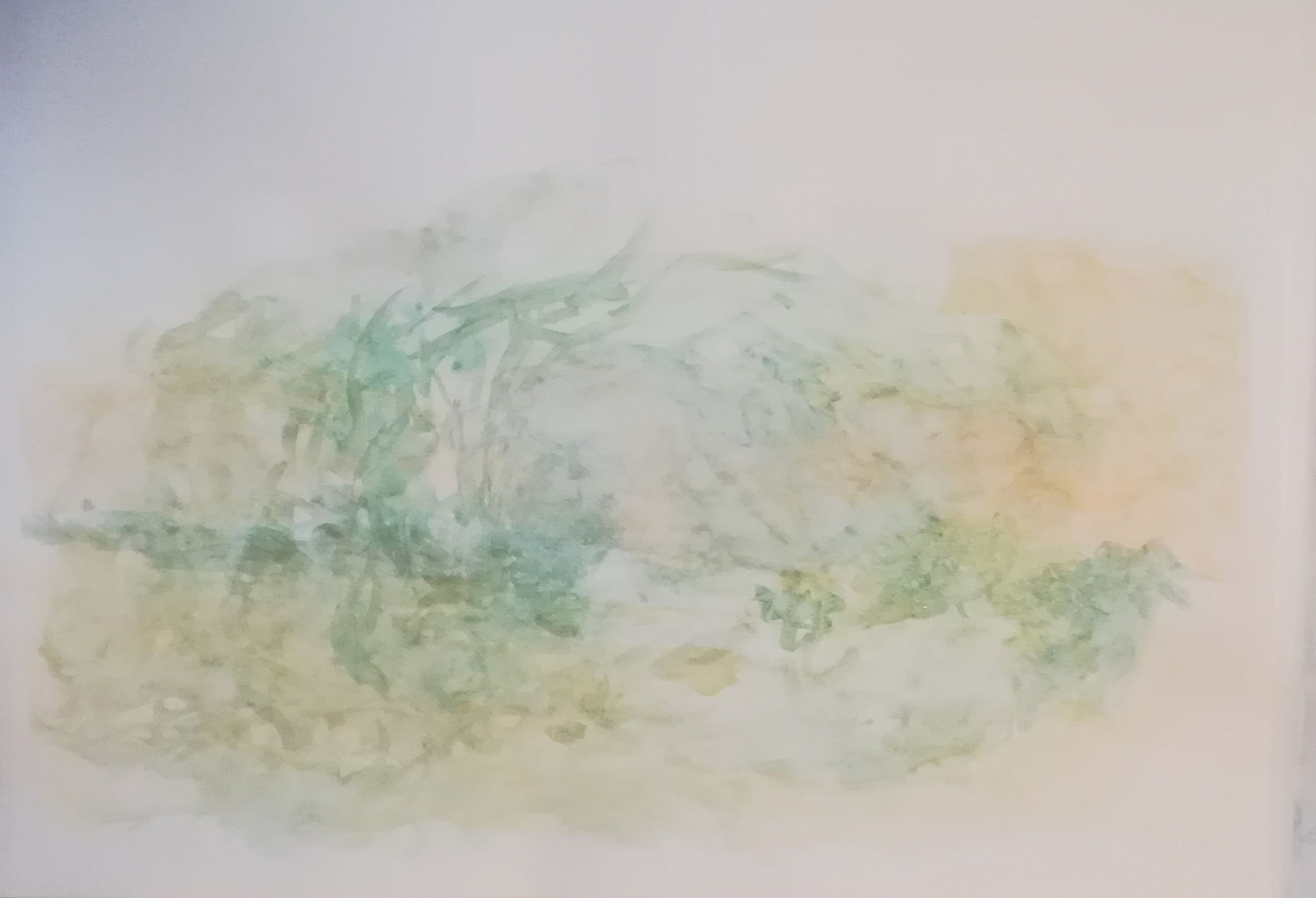 ohne Titel 2024; 70 x 50 cm, Gouache auf Papier